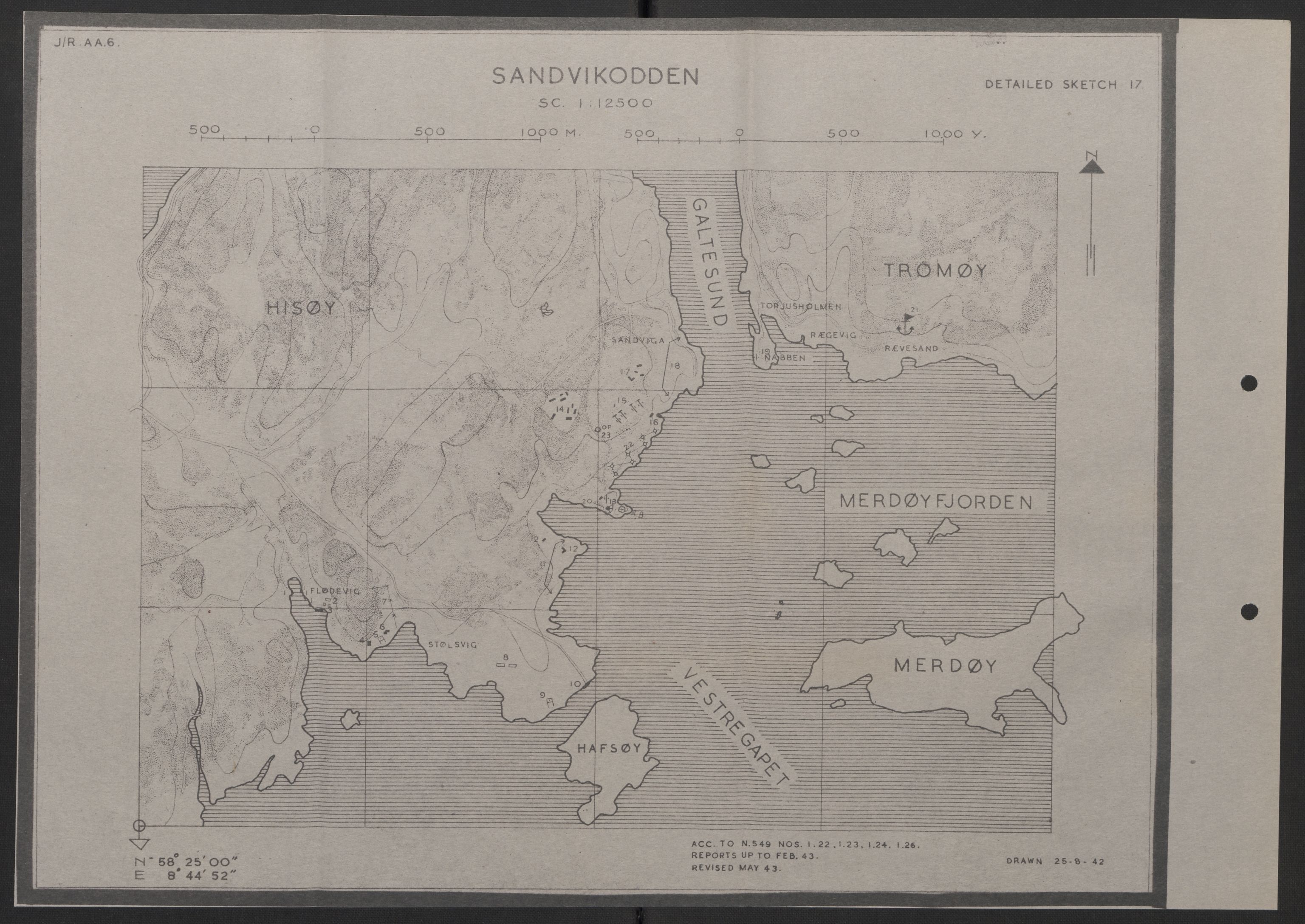 Forsvaret, Forsvarets overkommando II, AV/RA-RAFA-3915/D/Dd/L0002: Aust-Agder fylke, 1942-1944, p. 37