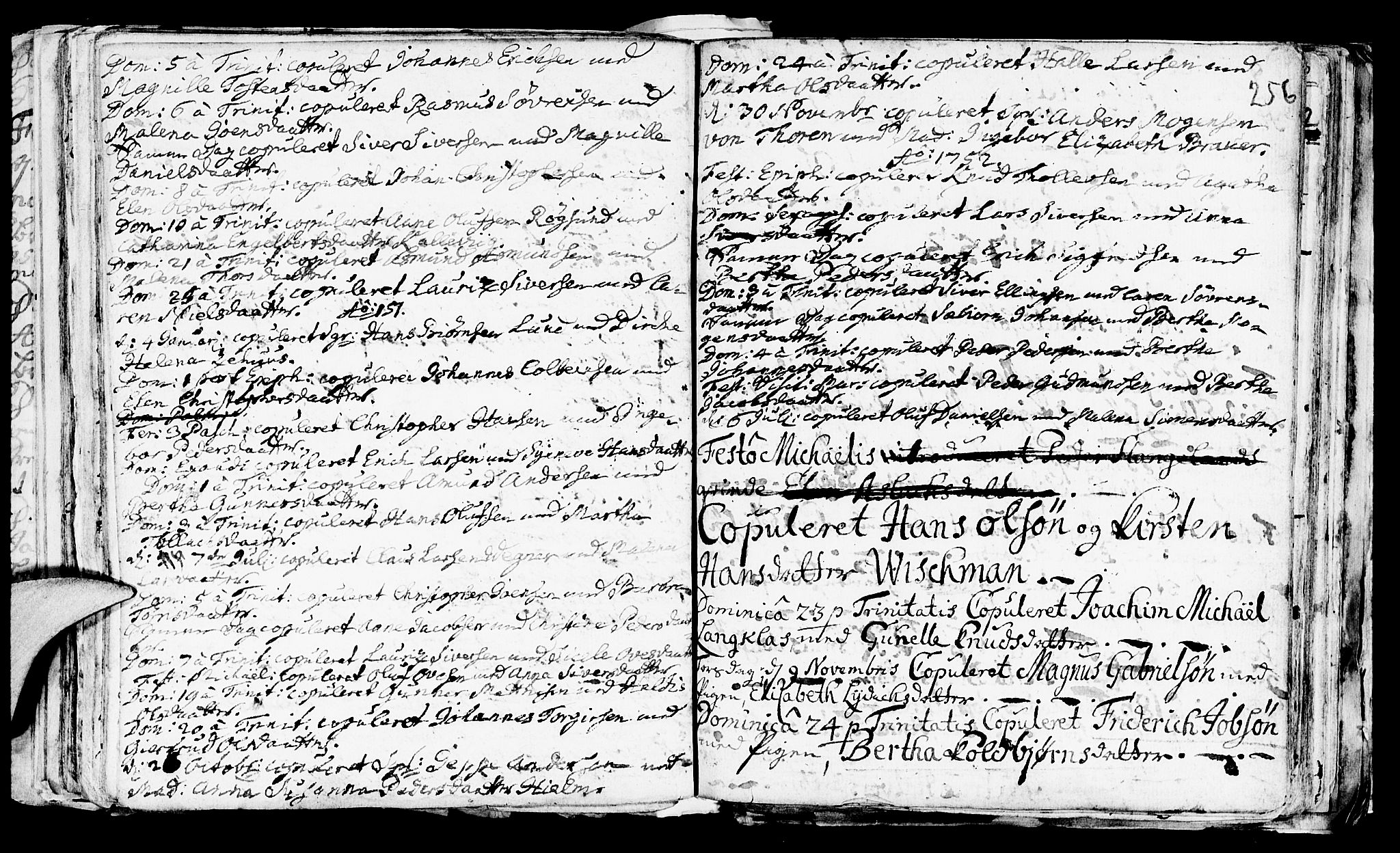 Avaldsnes sokneprestkontor, AV/SAST-A -101851/H/Ha/Haa/L0001: Parish register (official) no. A 1, 1711-1764, p. 256