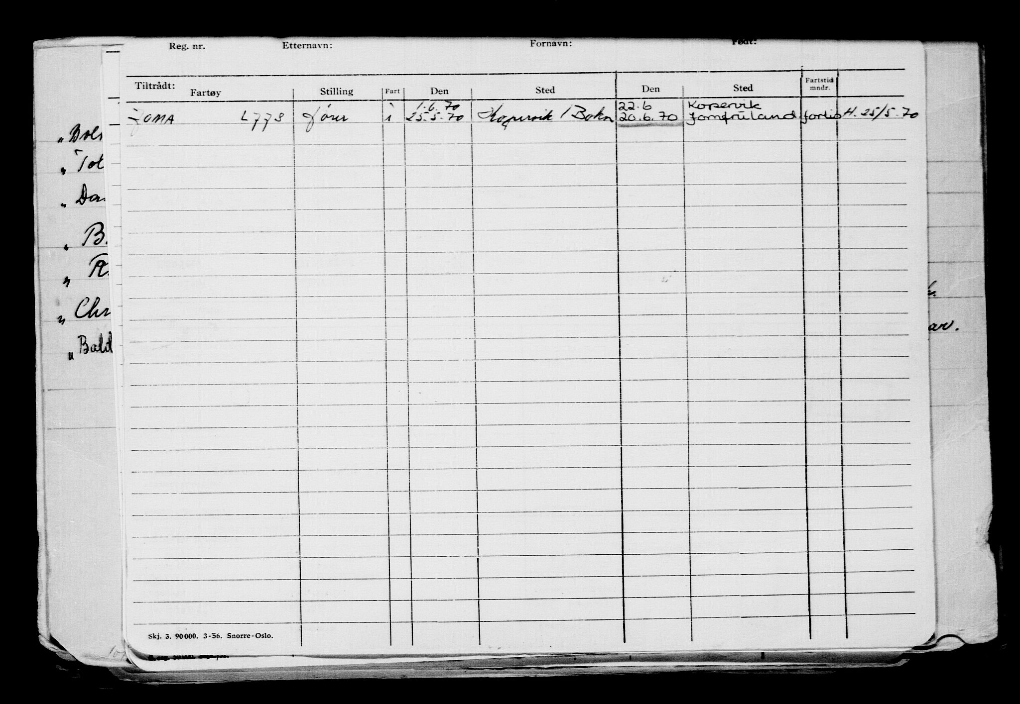 Direktoratet for sjømenn, RA/S-3545/G/Gb/L0132: Hovedkort, 1915, p. 232