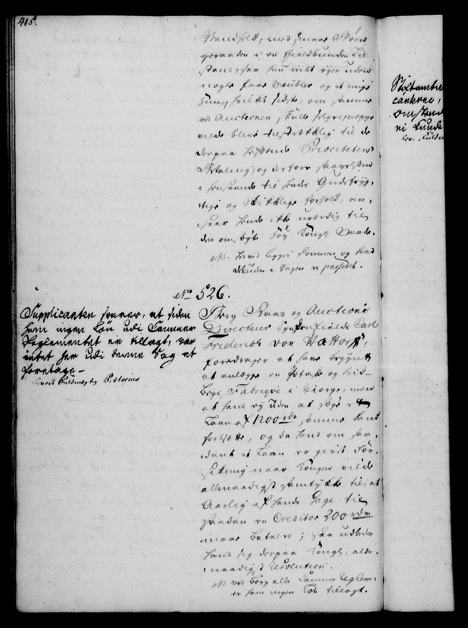 Rentekammeret, Kammerkanselliet, AV/RA-EA-3111/G/Gh/Gha/L0034: Norsk ekstraktmemorialprotokoll (merket RK 53.79), 1756-1759, p. 417