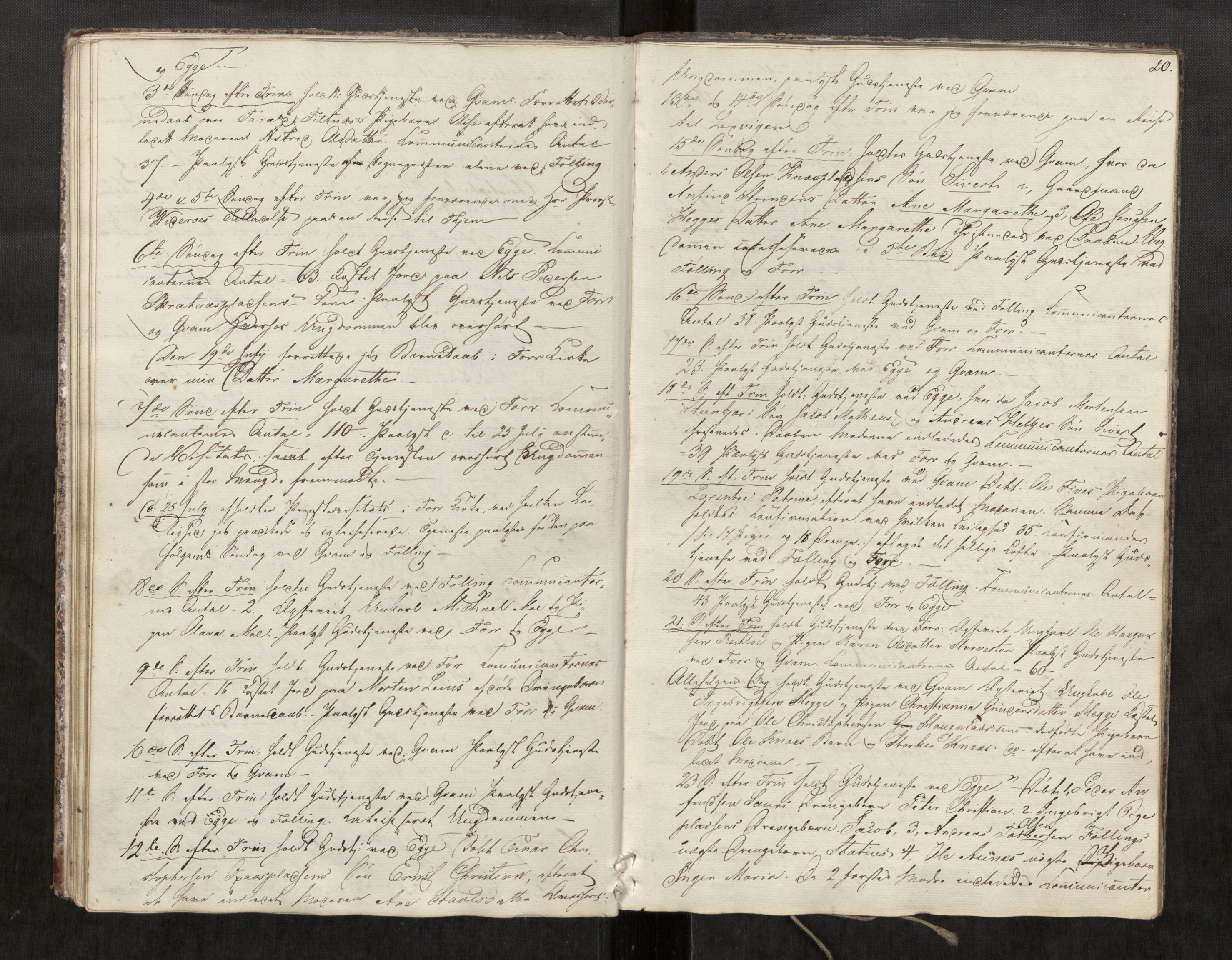 Stod sokneprestkontor, AV/SAT-A-1164/2/I/I1/I1d/L0001: Curate's parish register no. 1, 1827-1849, p. 20