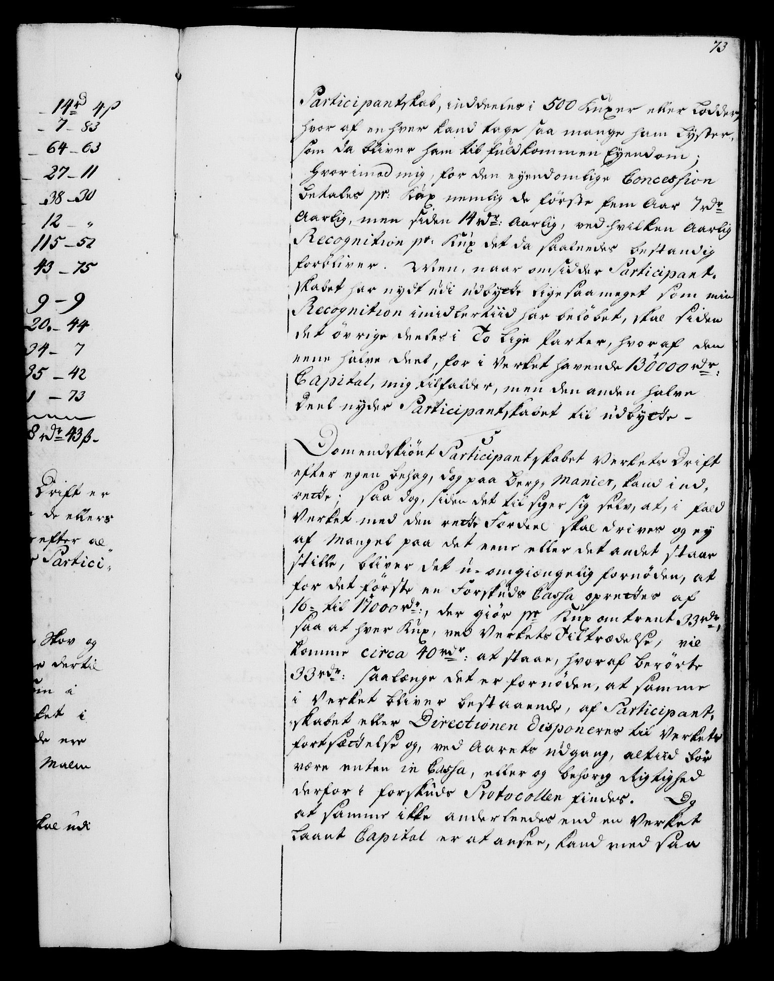 Rentekammeret, Kammerkanselliet, RA/EA-3111/G/Gg/Gga/L0006: Norsk ekspedisjonsprotokoll med register (merket RK 53.6), 1749-1759, p. 73