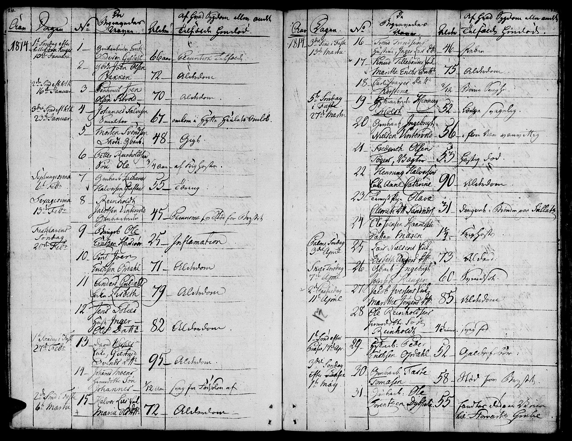 Ministerialprotokoller, klokkerbøker og fødselsregistre - Sør-Trøndelag, SAT/A-1456/681/L0928: Parish register (official) no. 681A06, 1806-1816, p. 210-211
