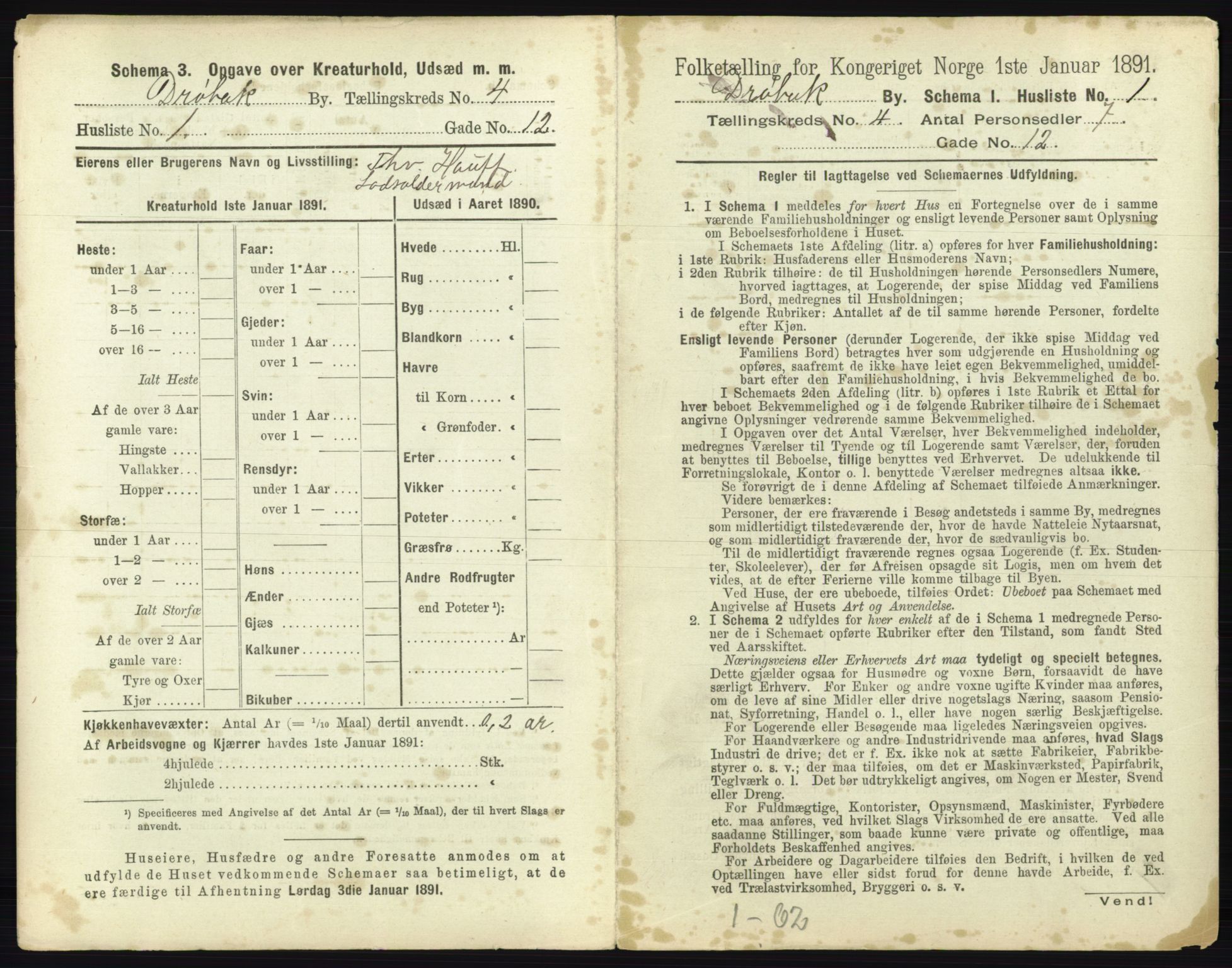 RA, 1891 census for 0203 Drøbak, 1891, p. 475