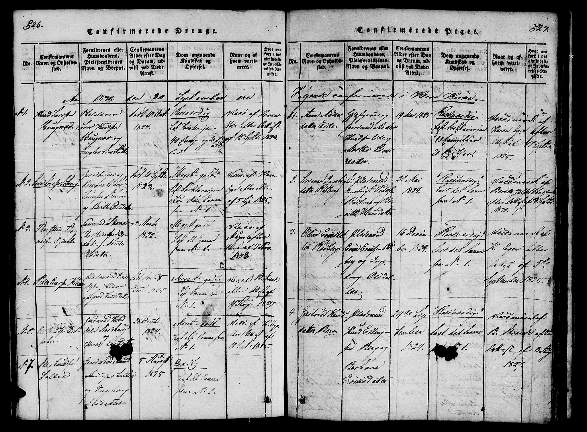 Ministerialprotokoller, klokkerbøker og fødselsregistre - Møre og Romsdal, SAT/A-1454/557/L0679: Parish register (official) no. 557A01, 1818-1843, p. 526-527