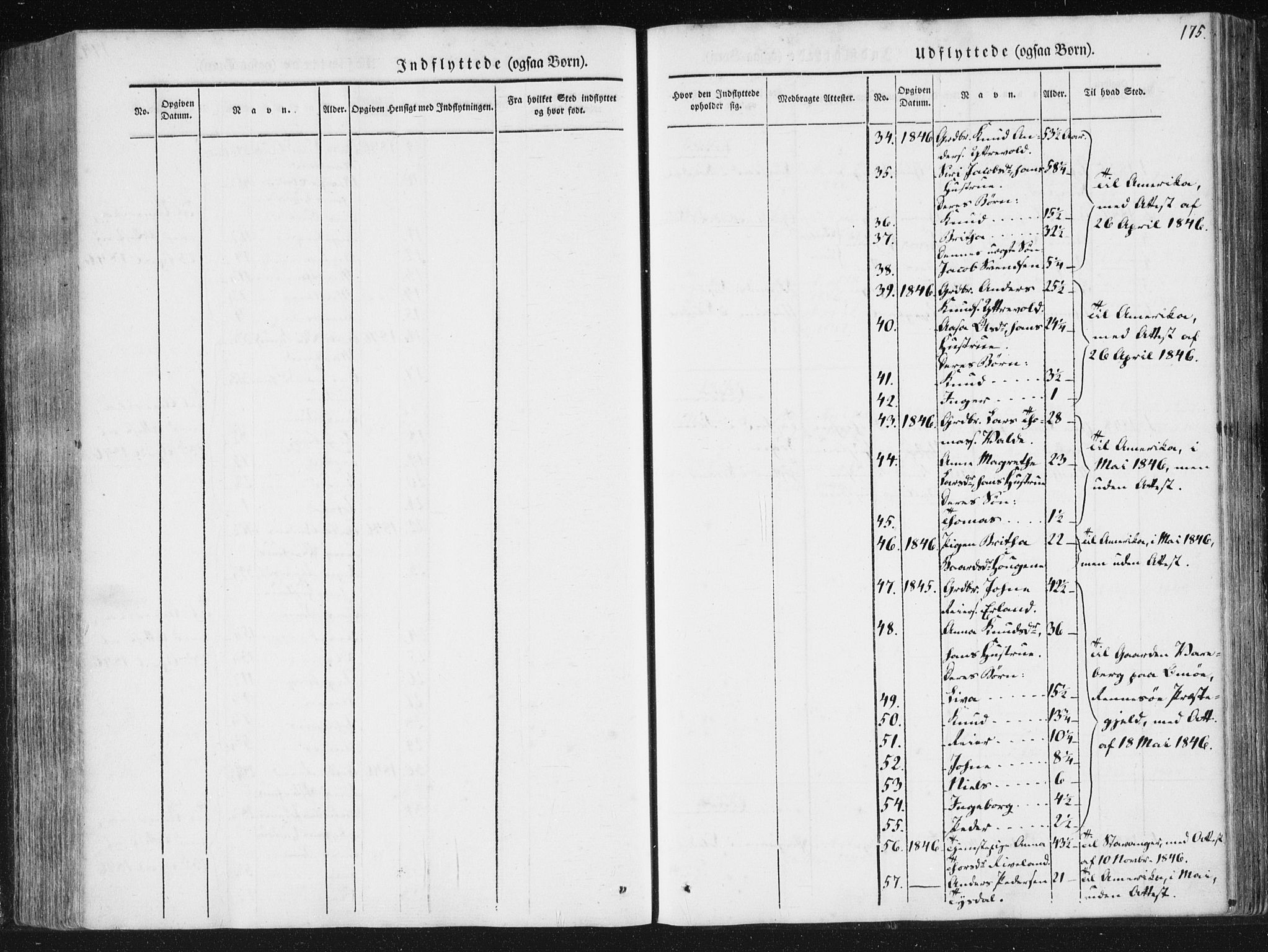 Hjelmeland sokneprestkontor, AV/SAST-A-101843/01/IV/L0008: Parish register (official) no. A 8, 1842-1861, p. 175