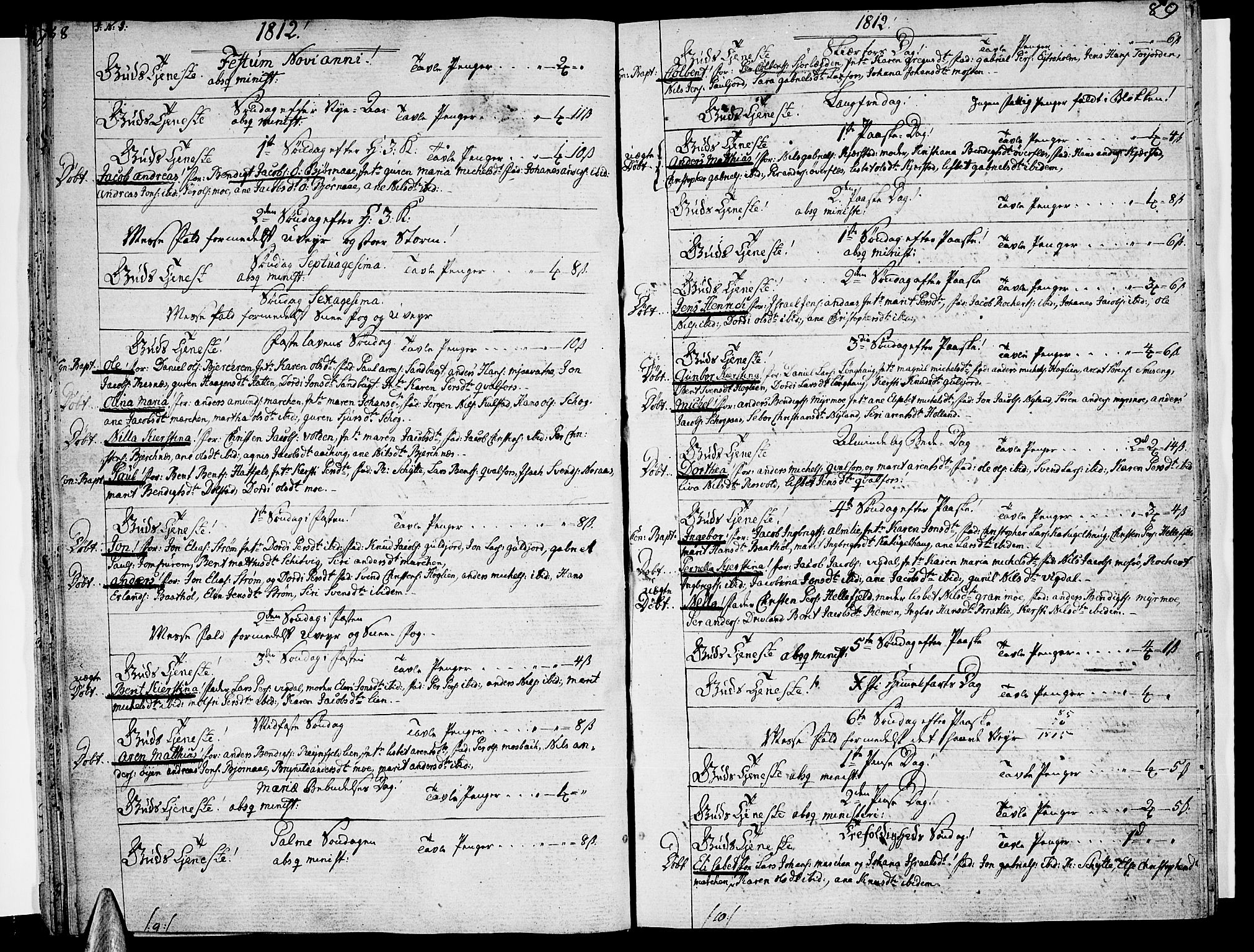 Ministerialprotokoller, klokkerbøker og fødselsregistre - Nordland, SAT/A-1459/820/L0287: Parish register (official) no. 820A08, 1800-1819, p. 88-89