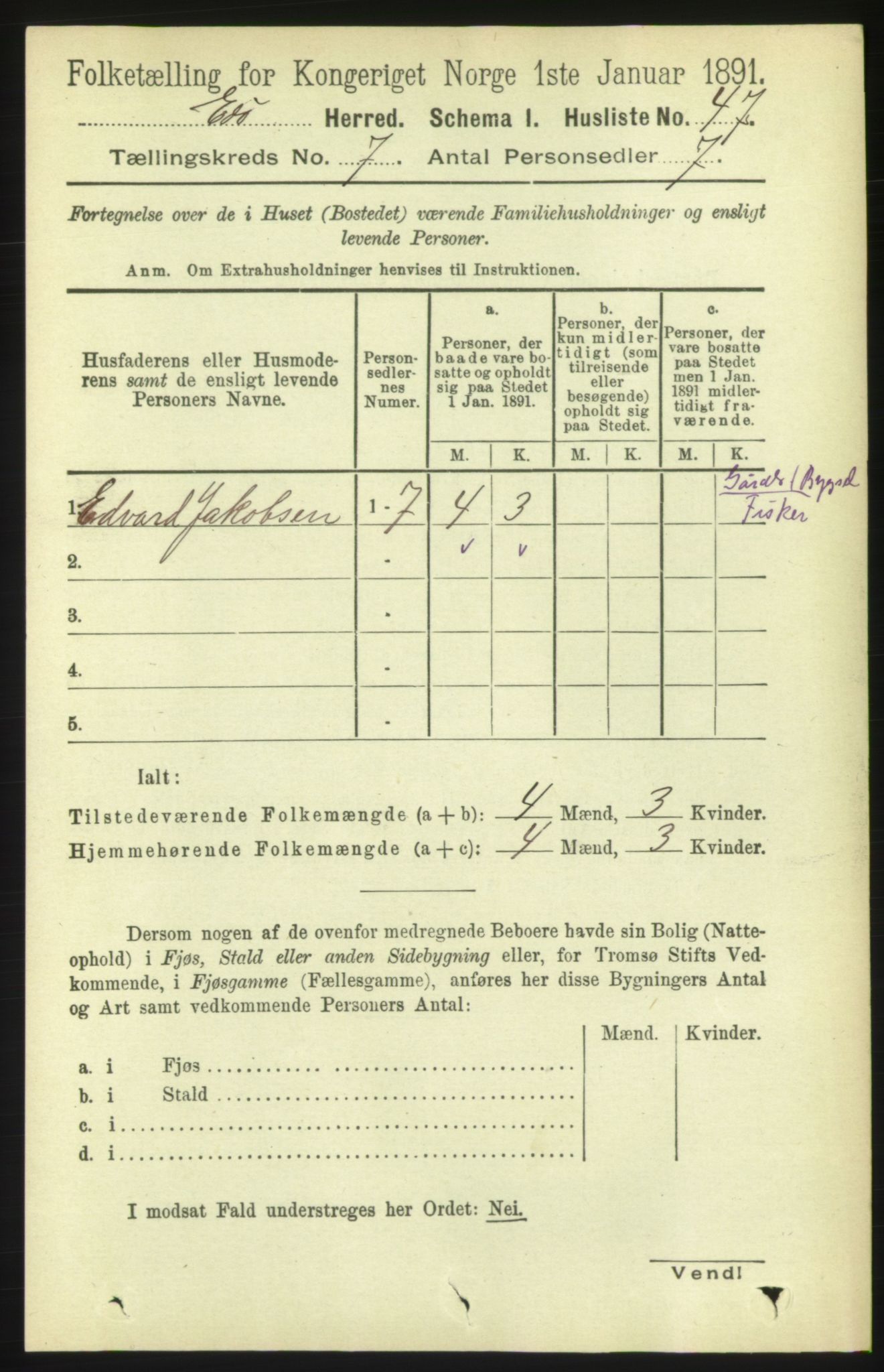 RA, 1891 census for 1573 Edøy, 1891, p. 1582