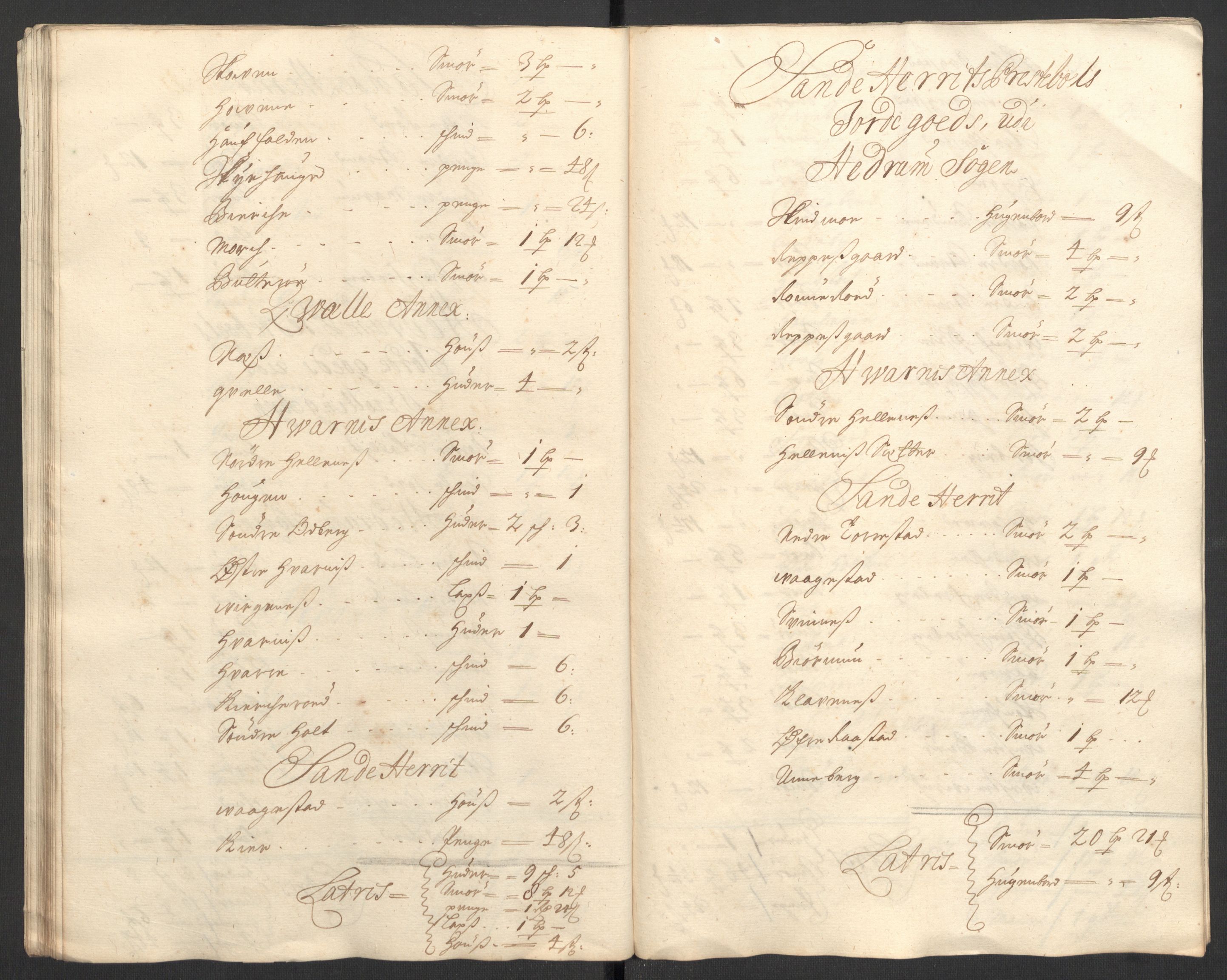 Rentekammeret inntil 1814, Reviderte regnskaper, Fogderegnskap, AV/RA-EA-4092/R33/L1978: Fogderegnskap Larvik grevskap, 1704-1705, p. 223