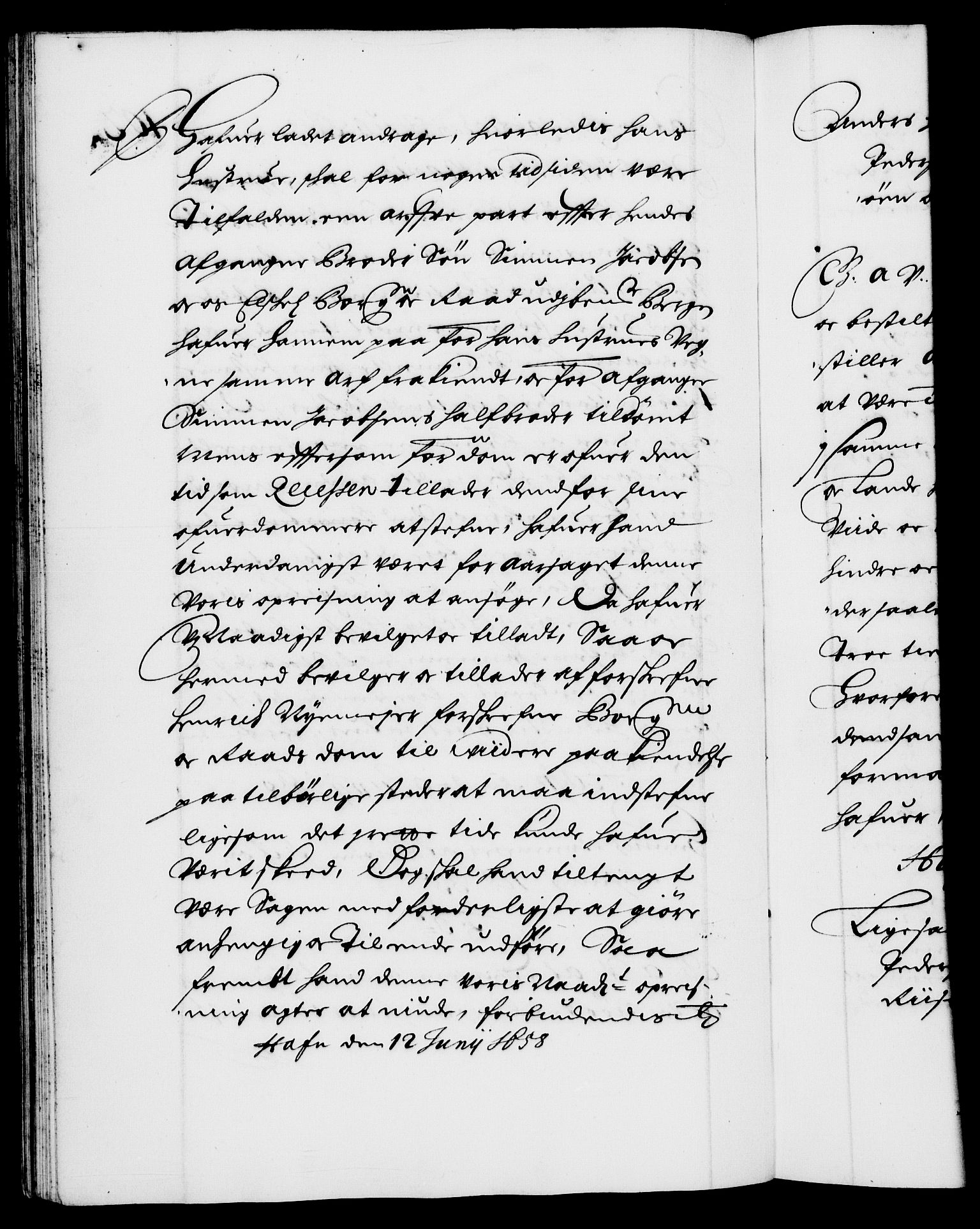 Danske Kanselli 1572-1799, RA/EA-3023/F/Fc/Fca/Fcaa/L0009: Norske registre (mikrofilm), 1657-1660, p. 102b