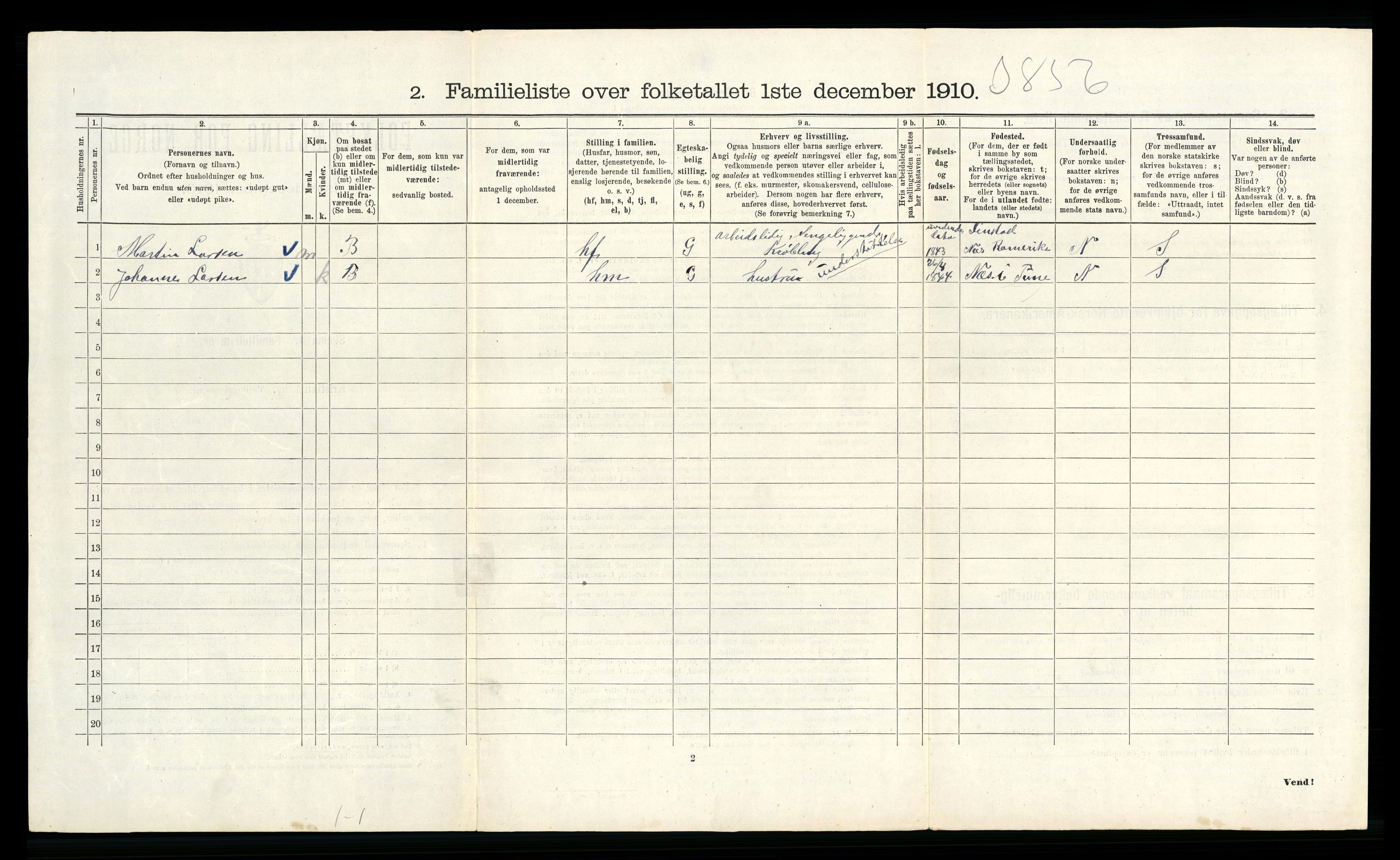 RA, 1910 census for Kristiania, 1910, p. 81530