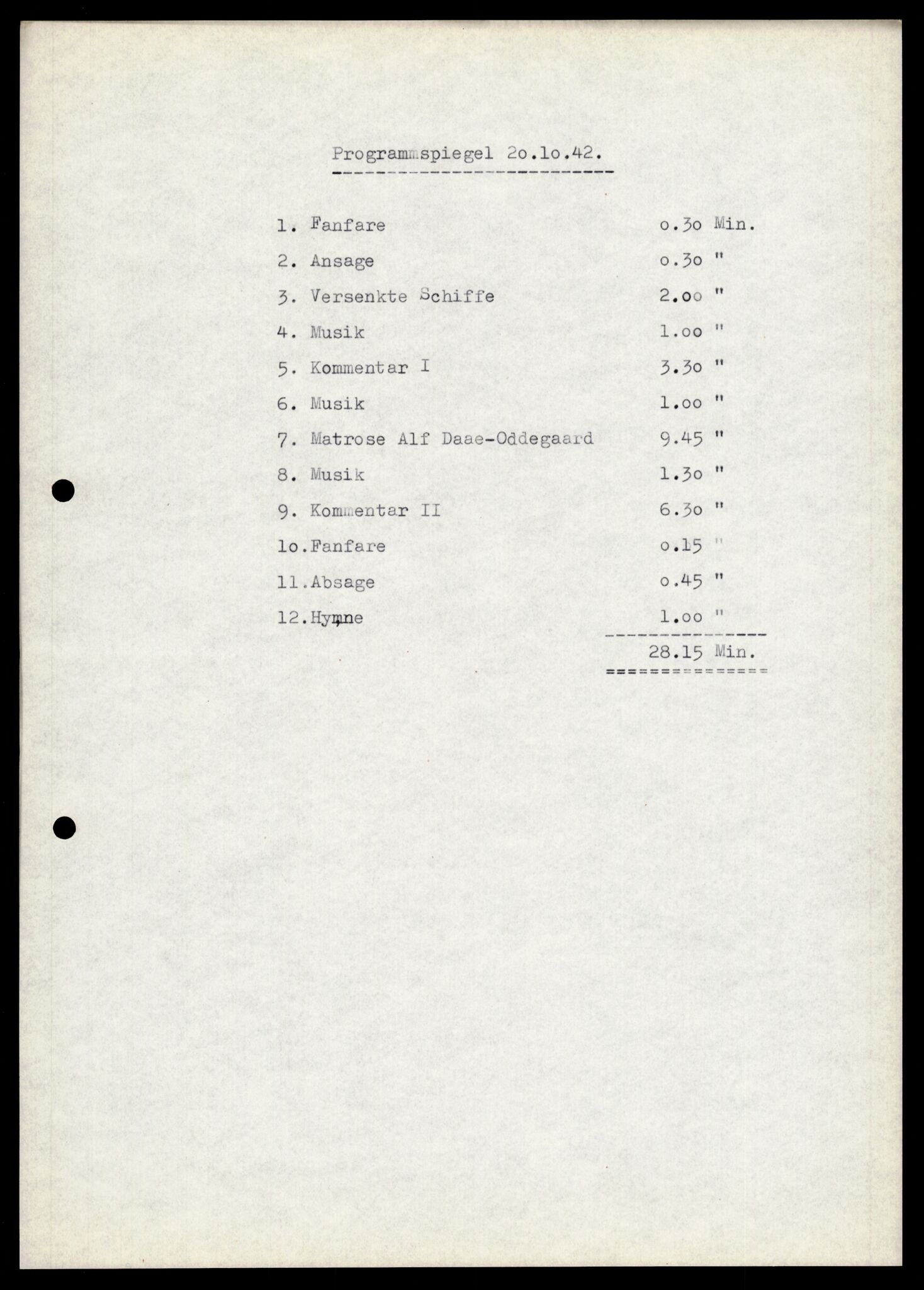 Forsvarets Overkommando. 2 kontor. Arkiv 11.4. Spredte tyske arkivsaker, AV/RA-RAFA-7031/D/Dar/Darb/L0009: Reichskommissariat - Hauptabteilung Volksaufklärung und Propaganda, 1940-1942, p. 1175