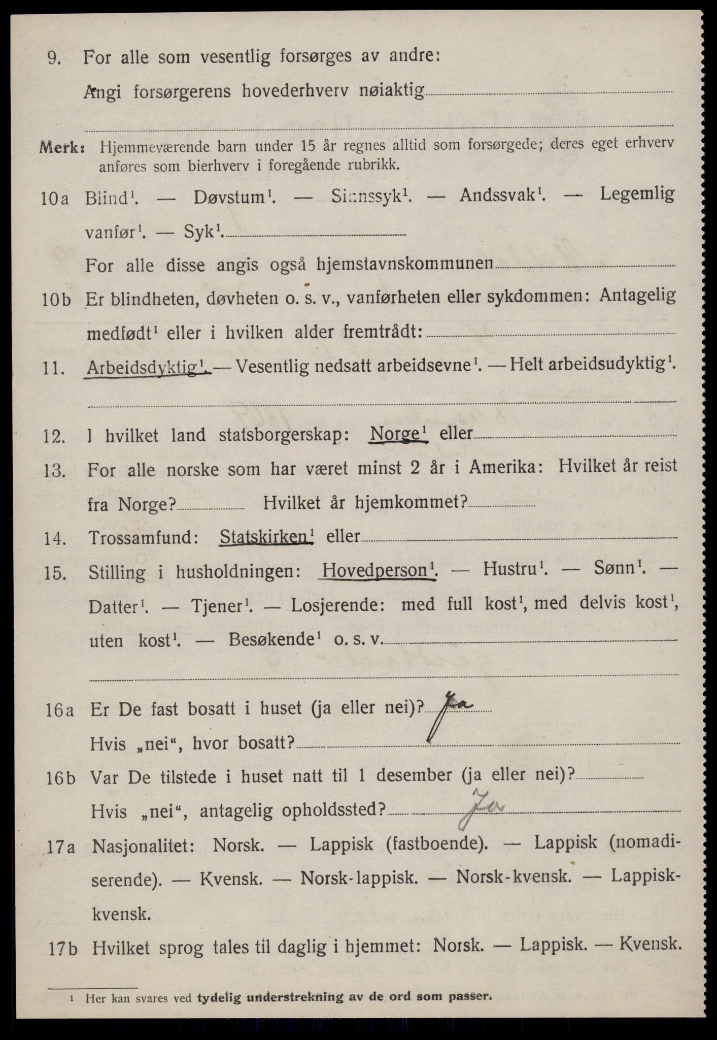 SAT, 1920 census for Meldal, 1920, p. 11730