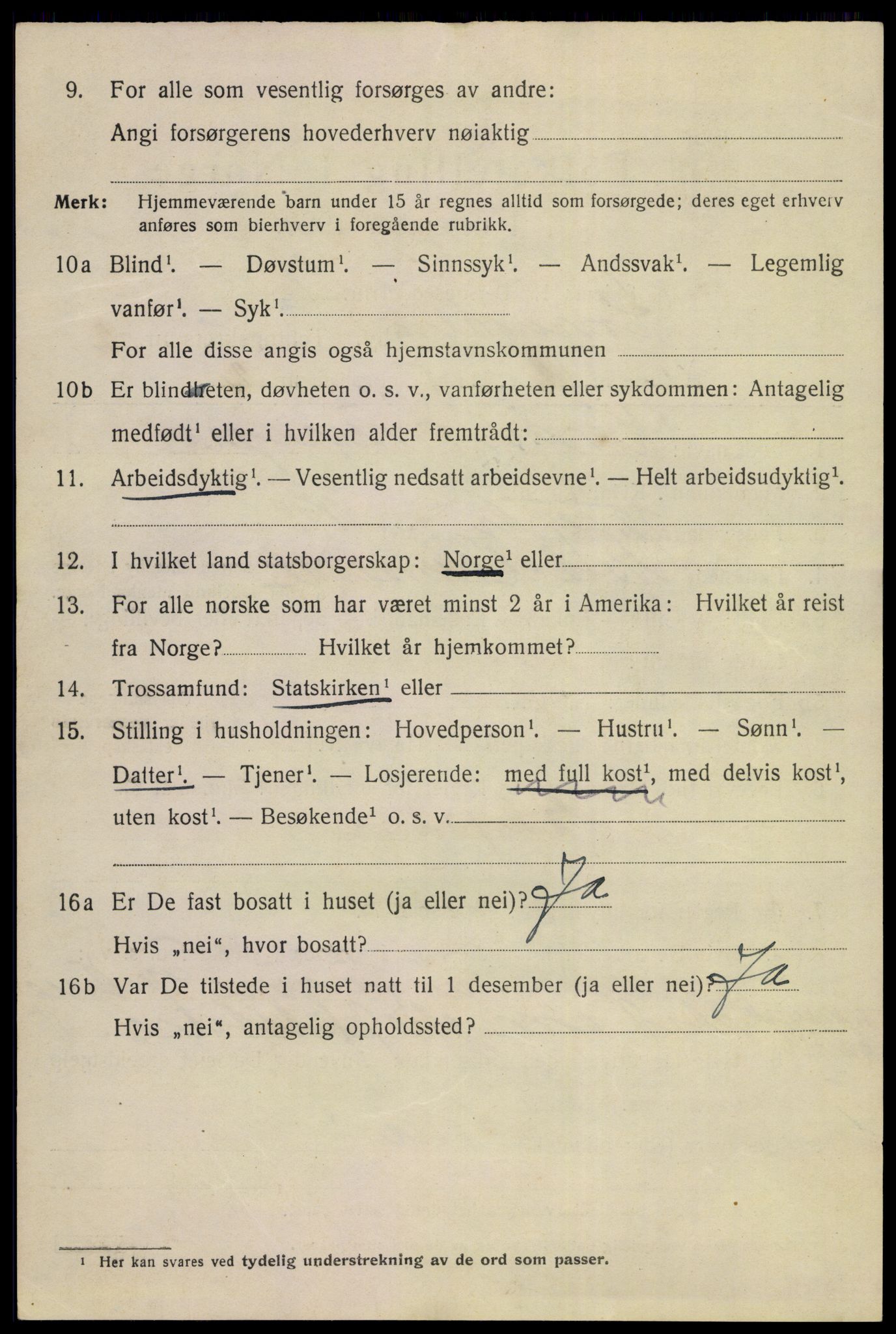 SAKO, 1920 census for Kongsberg, 1920, p. 6783