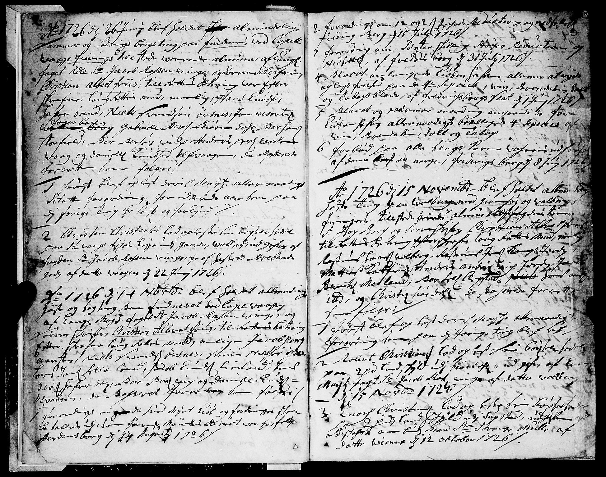 Lofoten sorenskriveri, SAT/A-0017/1/1/1A/L0003: Tingbok, 1726-1796, p. 3b-4a