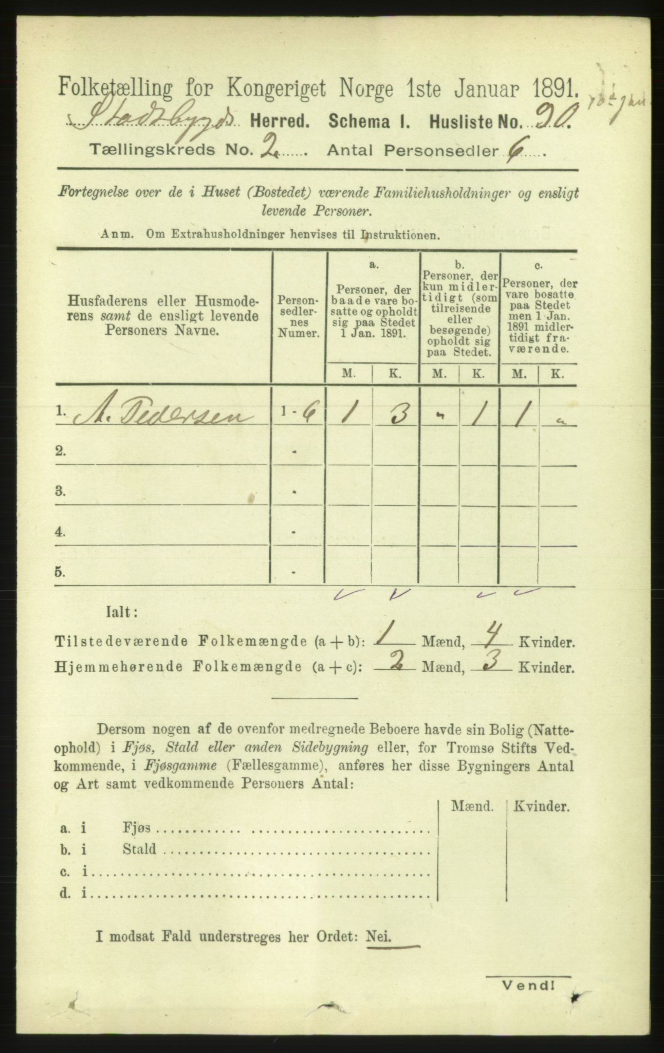 RA, 1891 census for 1625 Stadsbygd, 1891, p. 775