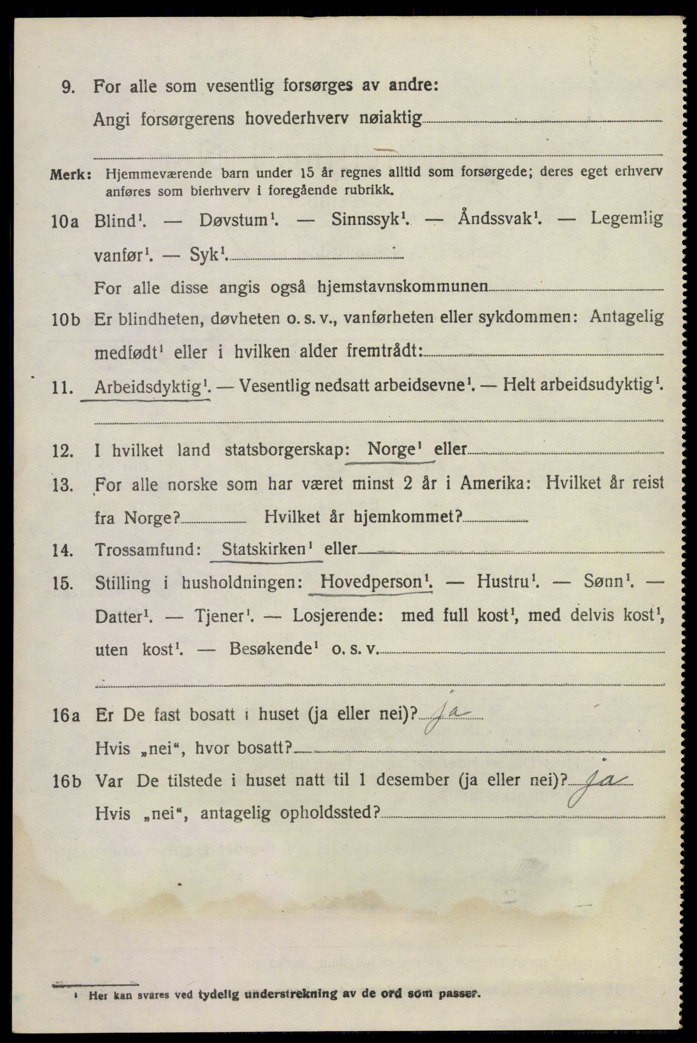 SAKO, 1920 census for Uvdal, 1920, p. 2740