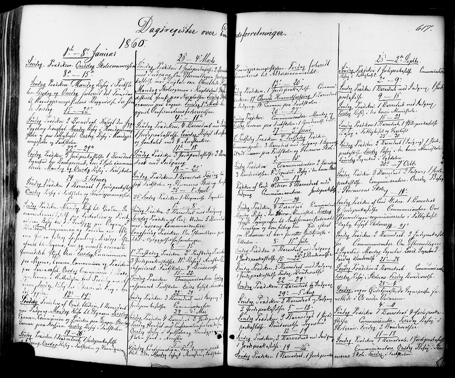 Ministerialprotokoller, klokkerbøker og fødselsregistre - Sør-Trøndelag, SAT/A-1456/681/L0932: Parish register (official) no. 681A10, 1860-1878, p. 617