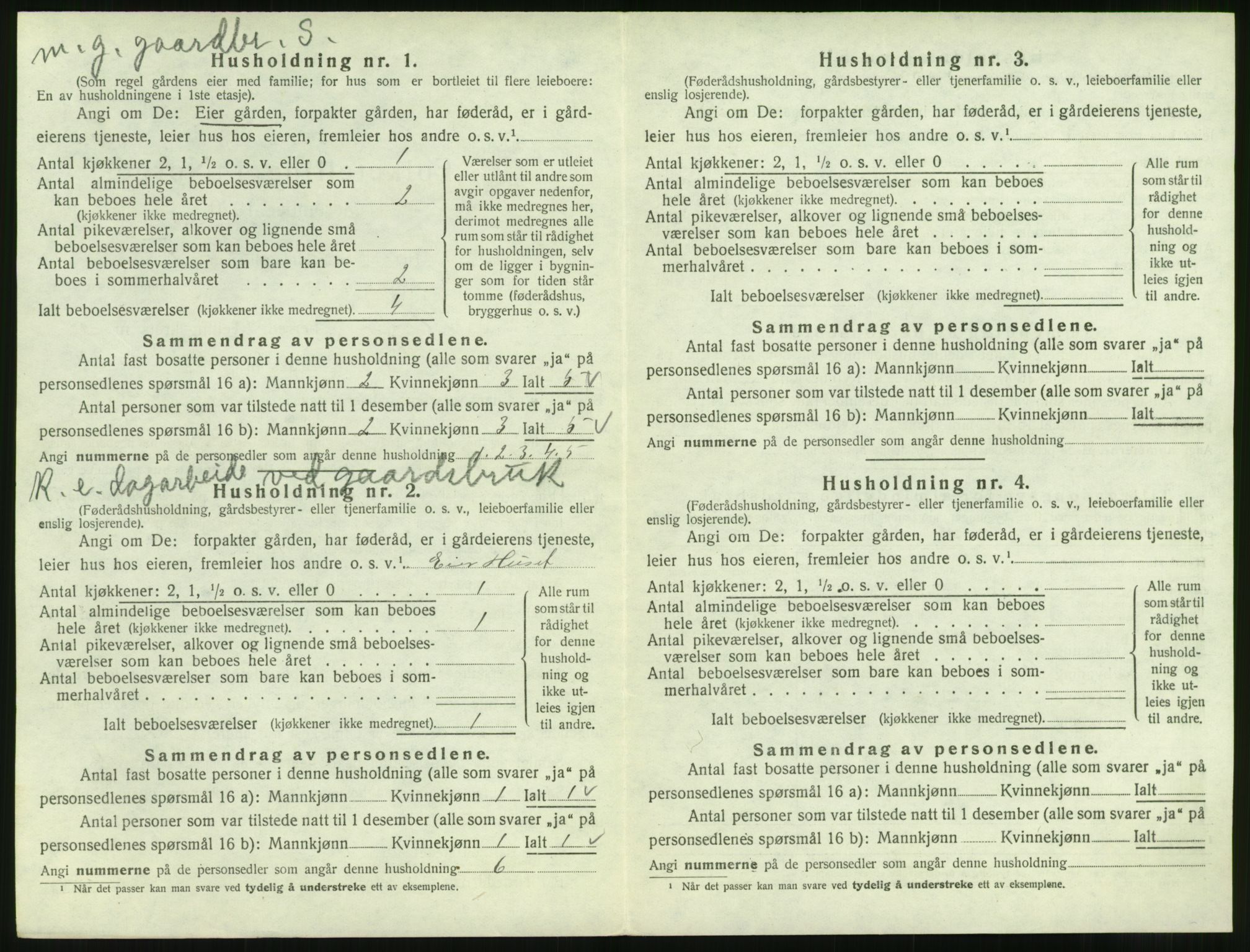 SAT, 1920 census for Skodje, 1920, p. 348