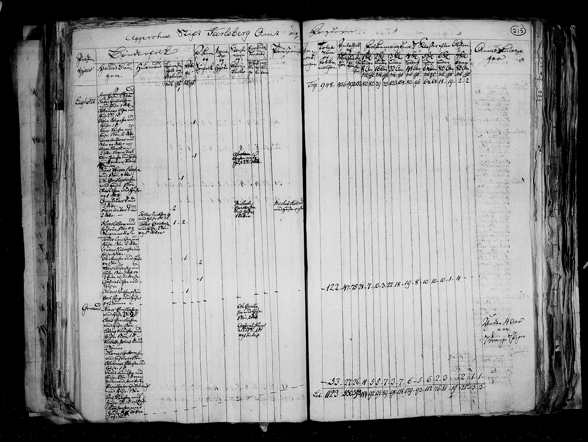 RA, Census 1815, vol. 1: Akershus stift and Kristiansand stift, 1815, p. 156