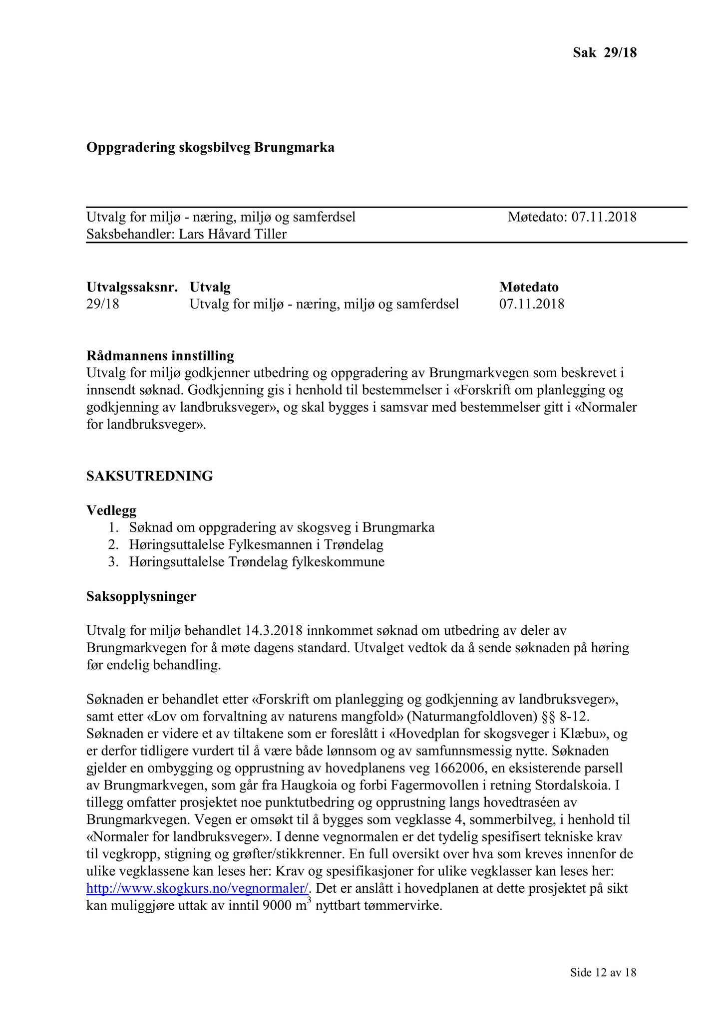 Klæbu Kommune, TRKO/KK/06-UM/L005: Utvalg for miljø - Møtedokumenter 2018, 2018, p. 789