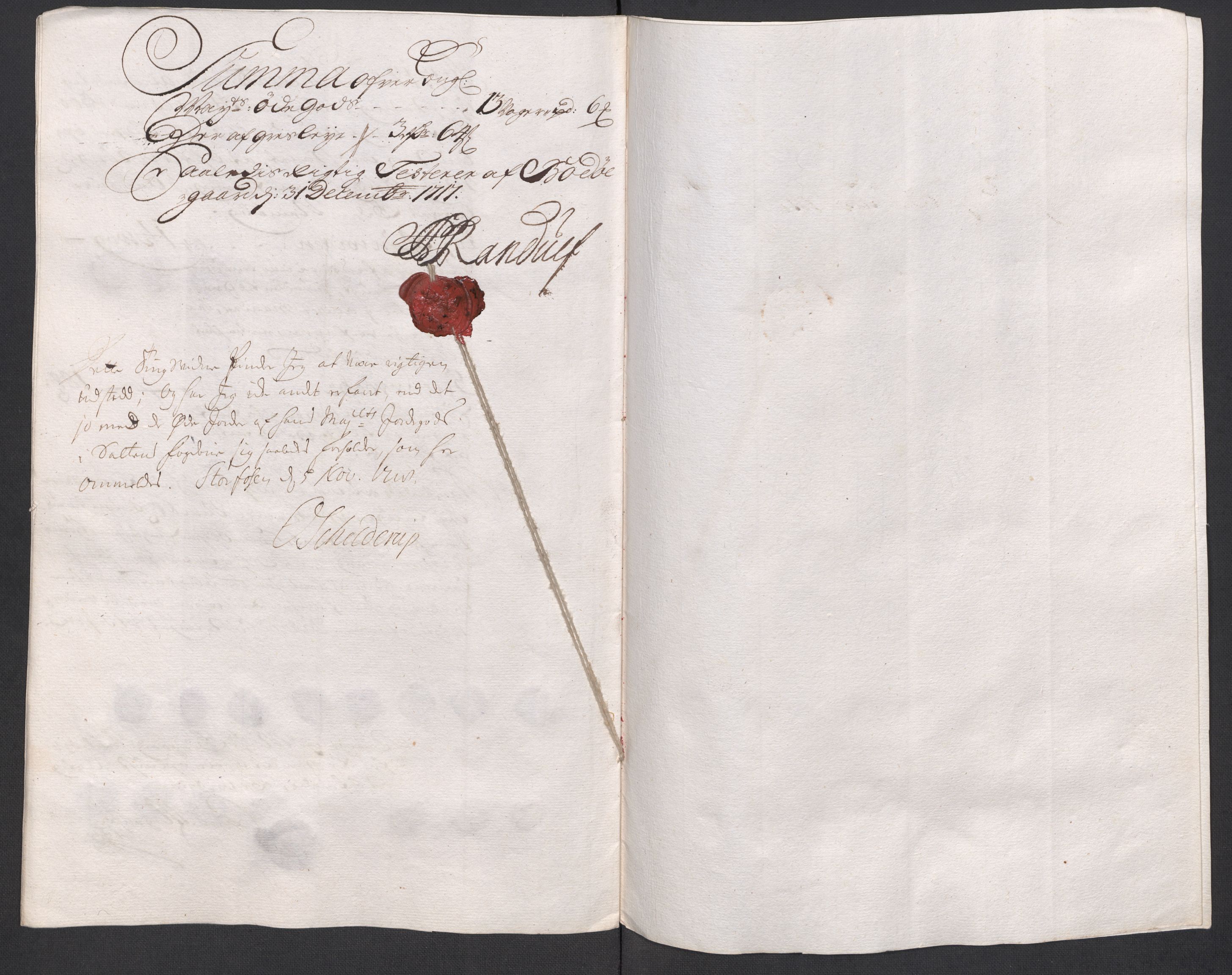 Rentekammeret inntil 1814, Reviderte regnskaper, Fogderegnskap, AV/RA-EA-4092/R66/L4587: Fogderegnskap Salten, 1717, p. 270