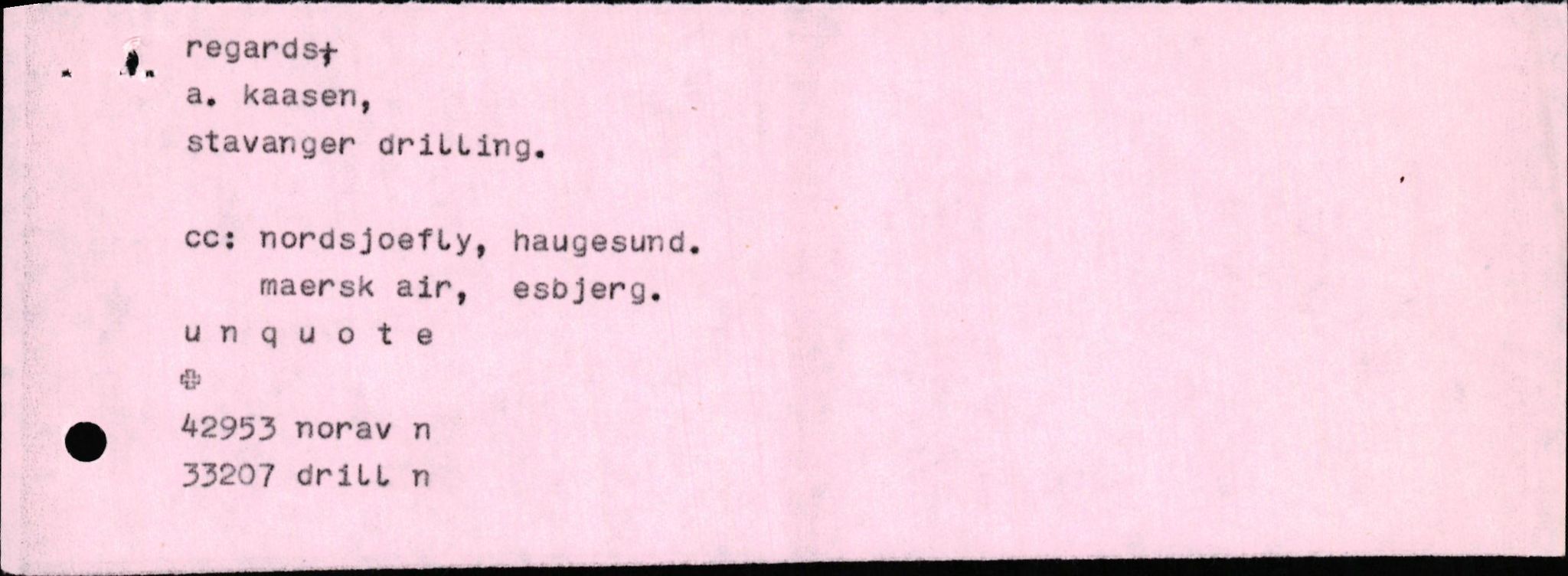 Pa 1503 - Stavanger Drilling AS, AV/SAST-A-101906/2/E/Eb/Eba/L0010: Sak og korrespondanse, 1977-1981