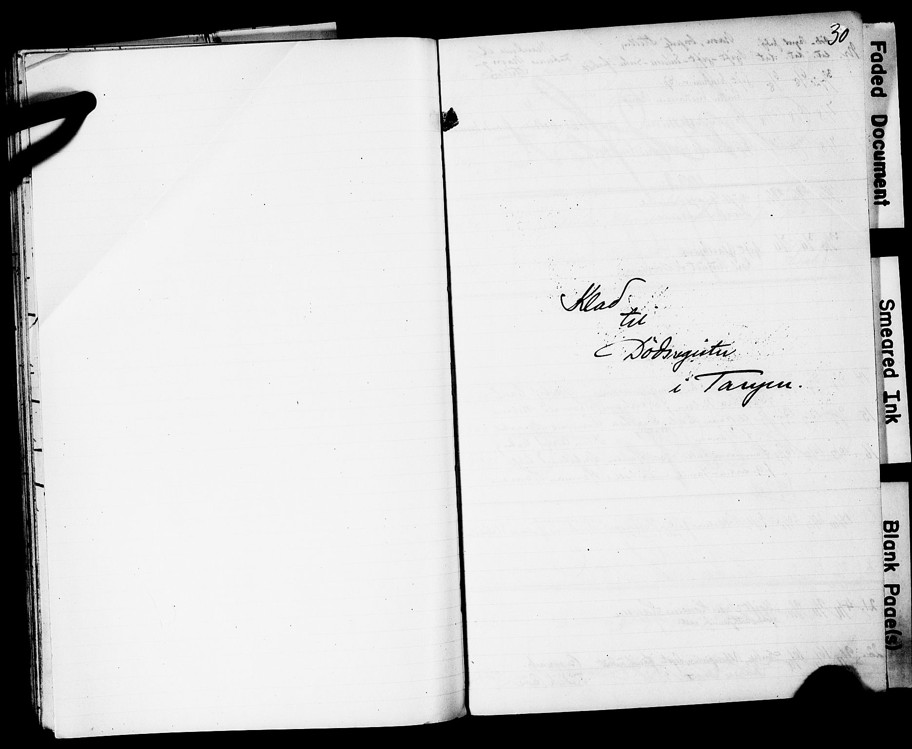 Strømsø kirkebøker, AV/SAKO-A-246/Y/Yb/L0003: Parish register draft no. II 3, 1921-1925, p. 30