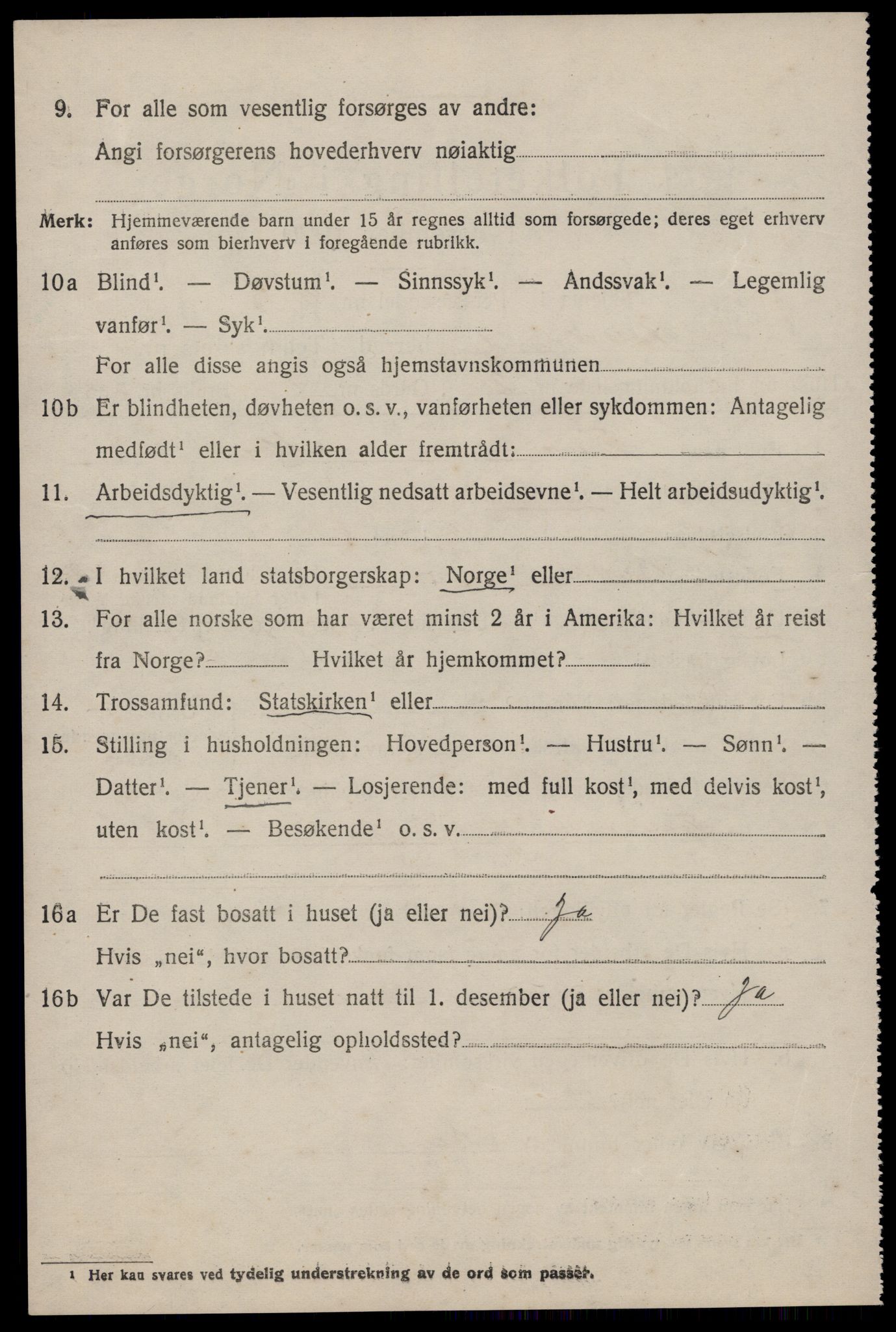 SAST, 1920 census for Helleland, 1920, p. 430