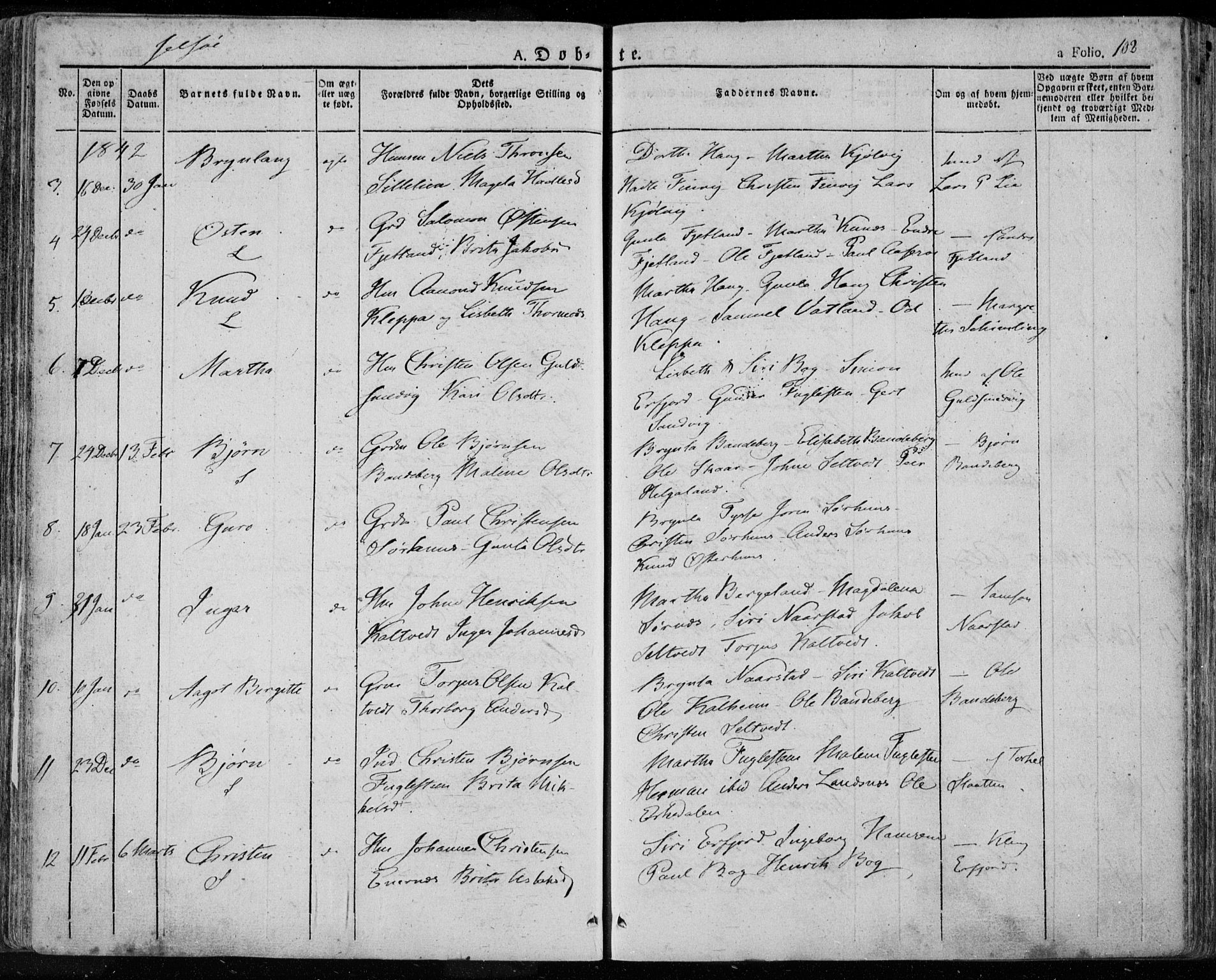 Jelsa sokneprestkontor, SAST/A-101842/01/IV: Parish register (official) no. A 6.1, 1828-1853, p. 102
