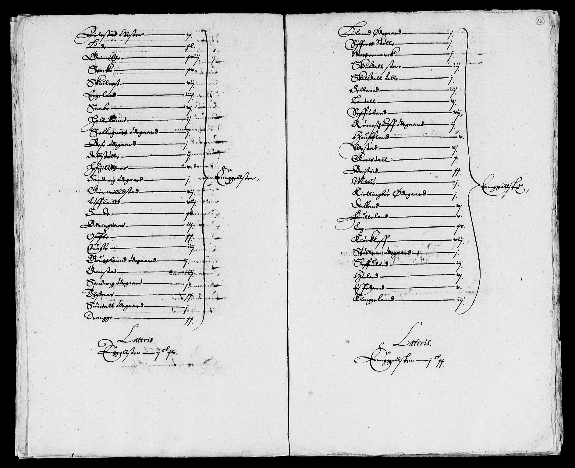 Rentekammeret inntil 1814, Reviderte regnskaper, Lensregnskaper, AV/RA-EA-5023/R/Rb/Rbr/L0006: Lista len, 1605-1621