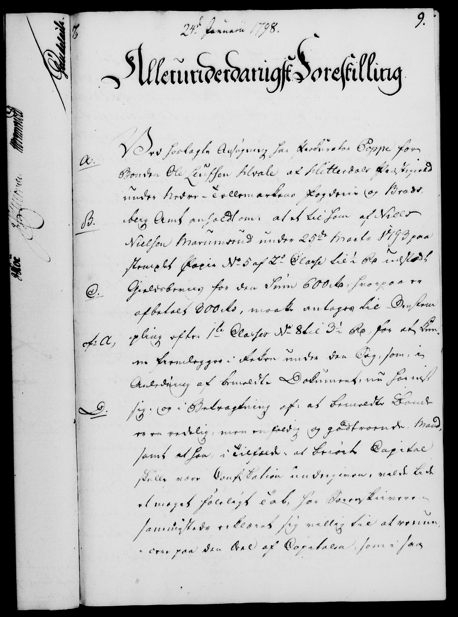 Rentekammeret, Kammerkanselliet, AV/RA-EA-3111/G/Gf/Gfa/L0080: Norsk relasjons- og resolusjonsprotokoll (merket RK 52.80), 1798, p. 61