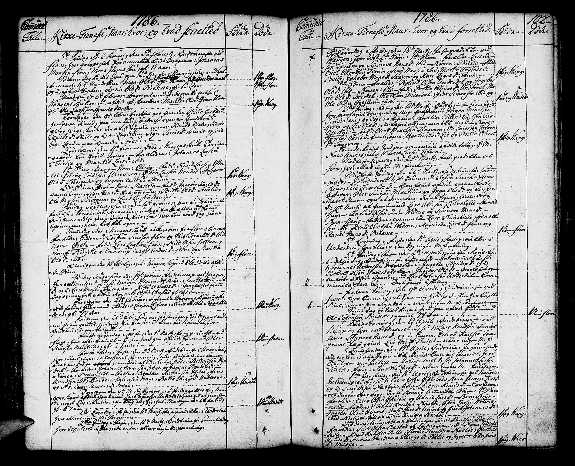 Aurland sokneprestembete, AV/SAB-A-99937/H/Ha/Haa/L0004: Parish register (official) no. A 4, 1756-1801, p. 102