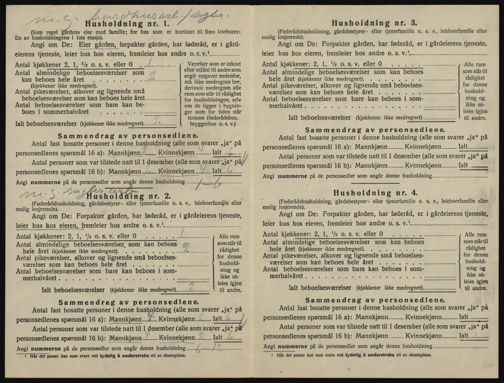 SAO, 1920 census for Glemmen, 1920, p. 1860