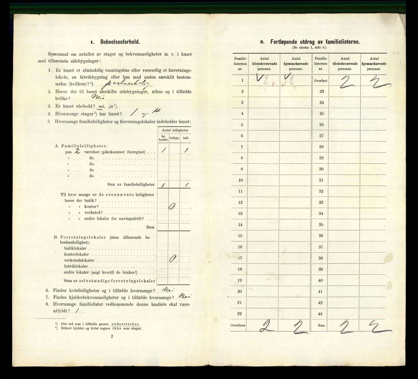 RA, 1910 census for Arendal, 1910, p. 3480