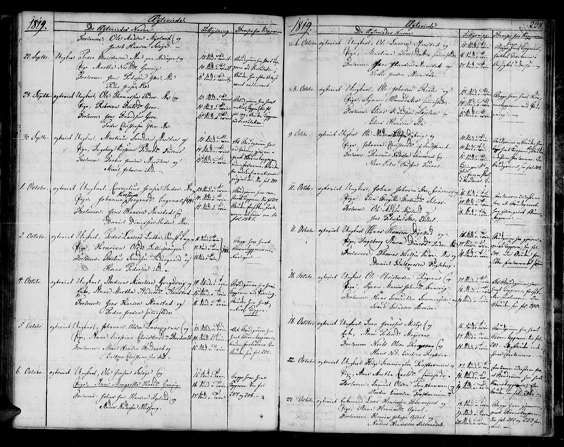 Ibestad sokneprestembete, SATØ/S-0077/H/Ha/Haa/L0004kirke: Parish register (official) no. 4, 1801-1824, p. 238