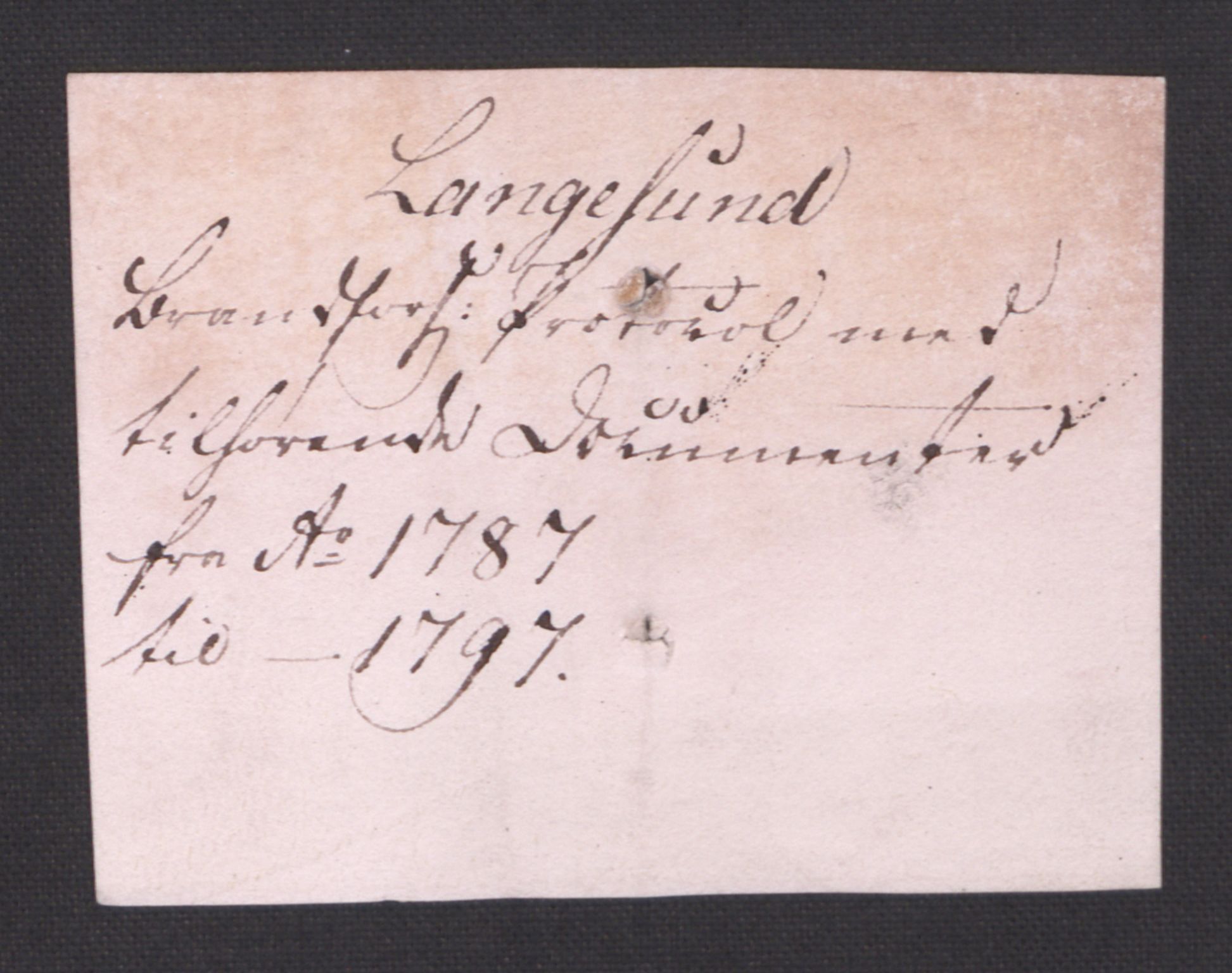 Kommersekollegiet, Brannforsikringskontoret 1767-1814, RA/EA-5458/F/Fa/L0033/0002: Langesund / Branntakstprotokoll, 1787