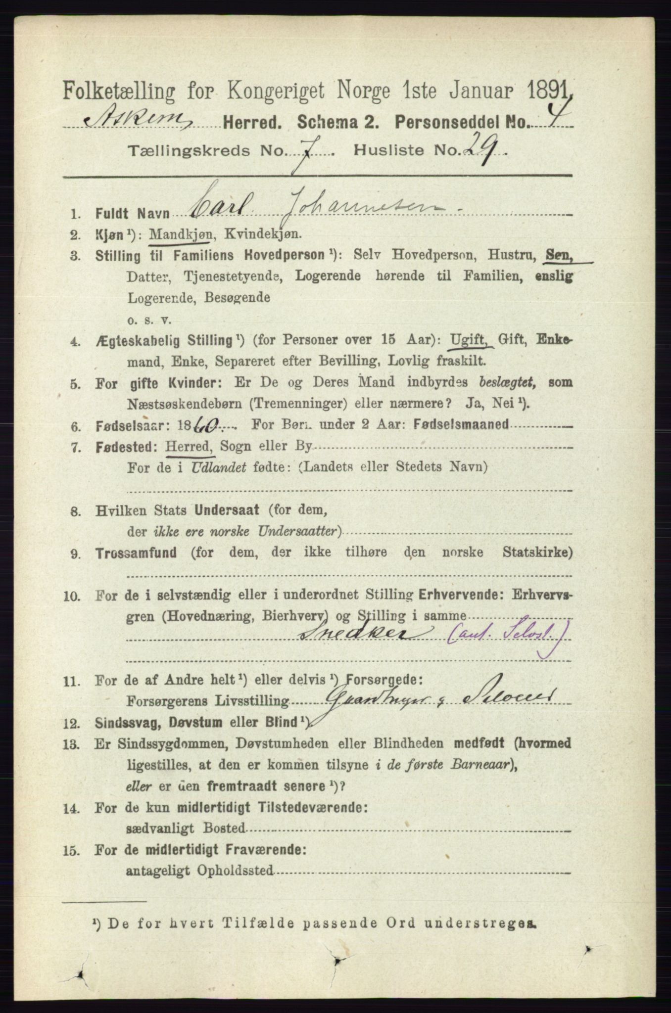 RA, 1891 census for 0124 Askim, 1891, p. 1178