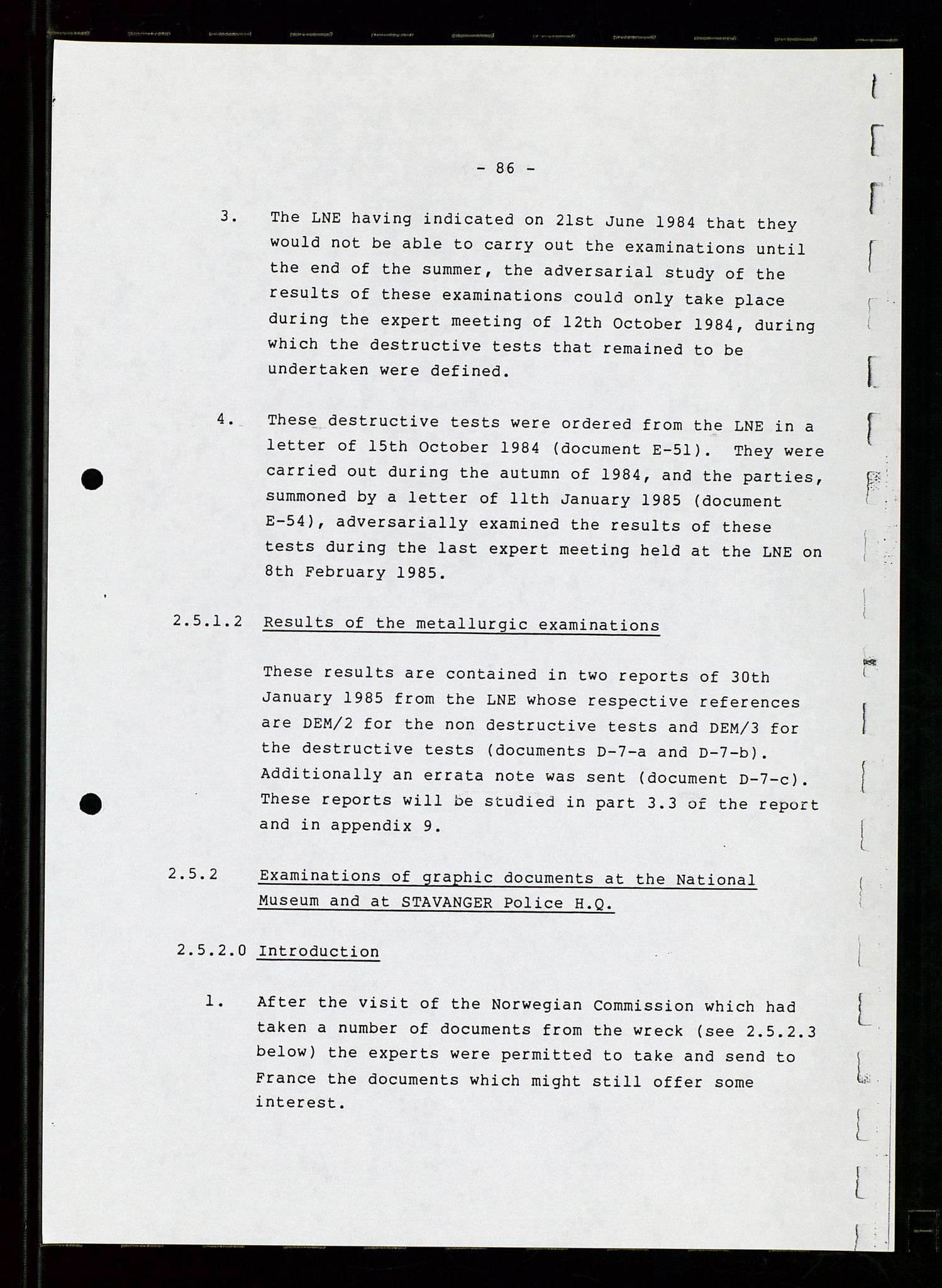 Pa 1503 - Stavanger Drilling AS, AV/SAST-A-101906/Da/L0007: Alexander L. Kielland - Rettssak i Paris, 1982-1988, p. 86