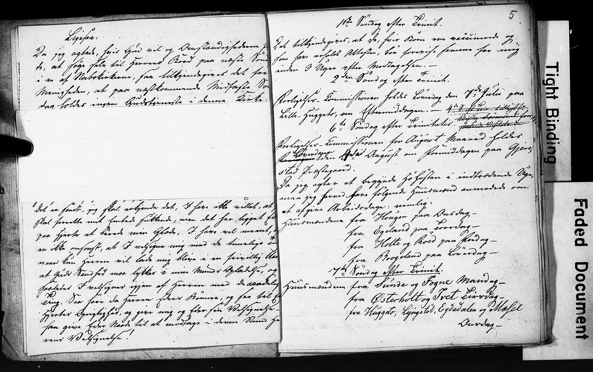 Gjerstad sokneprestkontor, AV/SAK-1111-0014/J/Jd/L0001: Banns register no. A VI 9, 1821-1823, p. 4-5