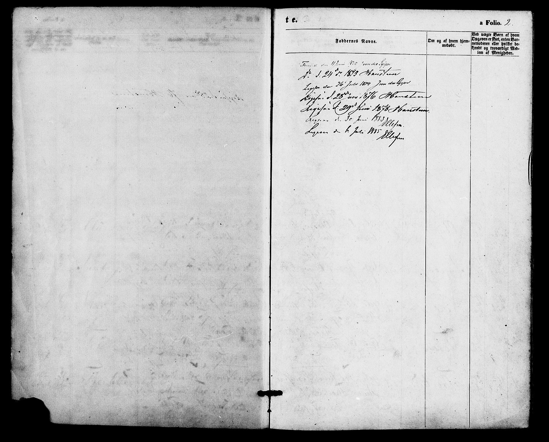 Bjelland sokneprestkontor, SAK/1111-0005/F/Fa/Faa/L0003: Parish register (official) no. A 3, 1867-1887, p. 2