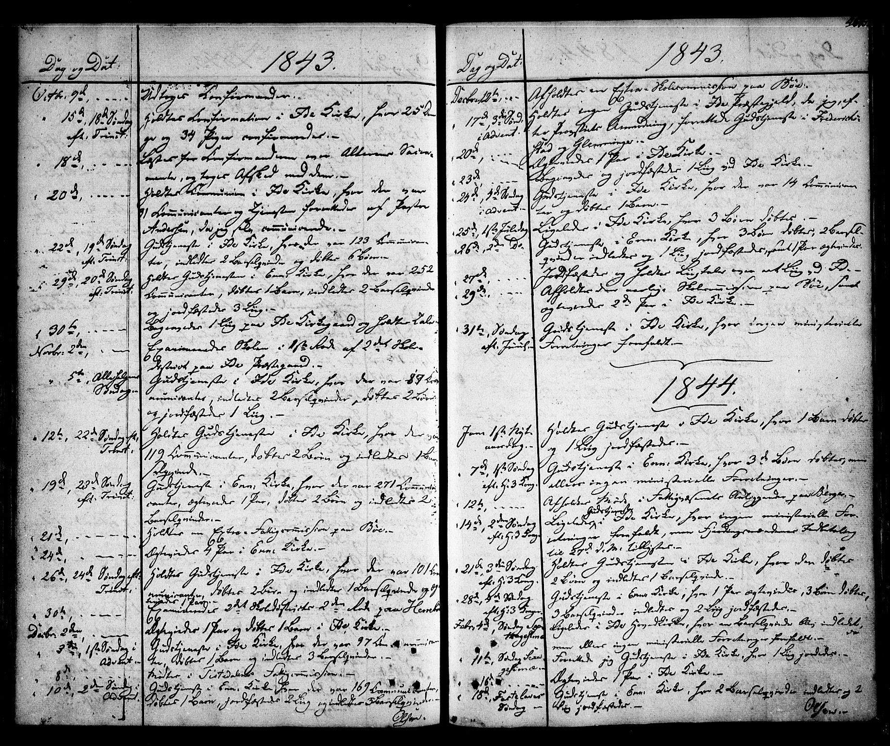 Idd prestekontor Kirkebøker, AV/SAO-A-10911/F/Fc/L0003: Parish register (official) no. III 3, 1832-1847, p. 432