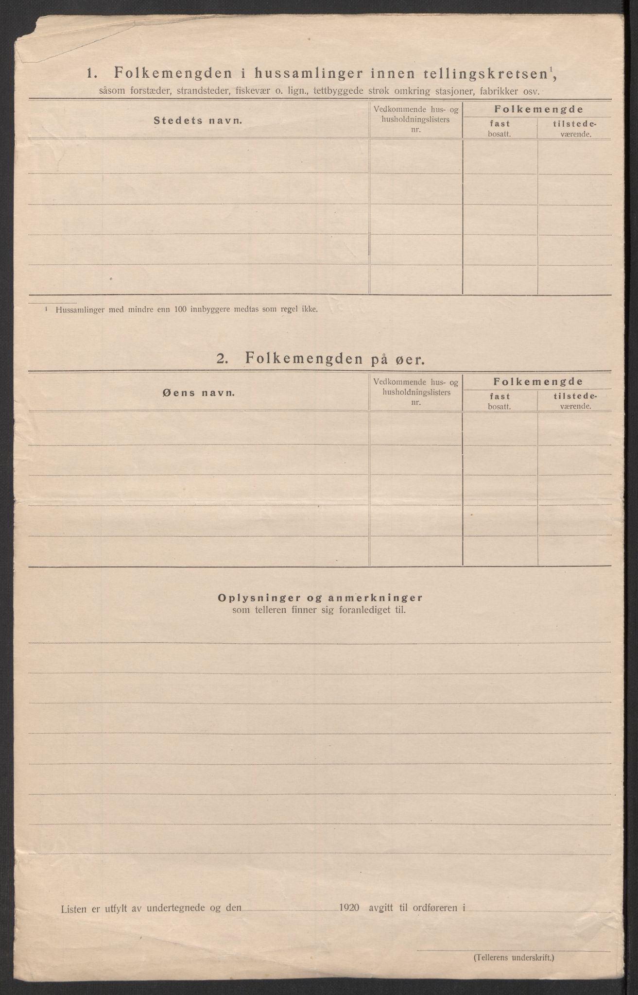 SAK, 1920 census for Hylestad, 1920, p. 14