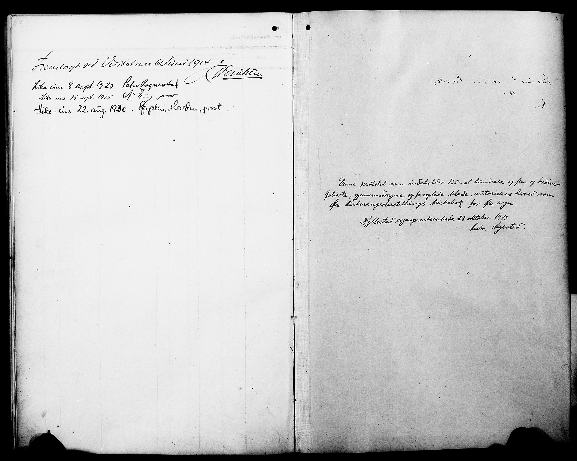 Hyllestad sokneprestembete, SAB/A-80401: Parish register (copy) no. C 4, 1914-1927