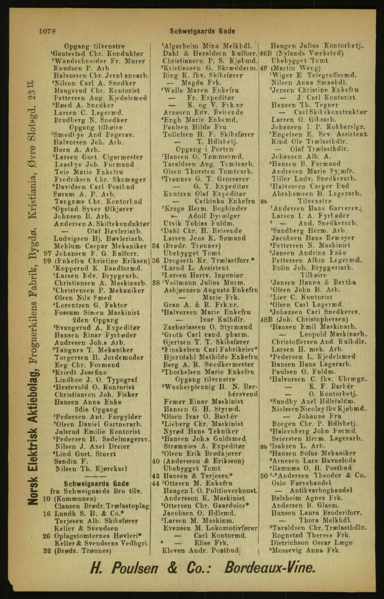 Kristiania/Oslo adressebok, PUBL/-, 1900, p. 1078