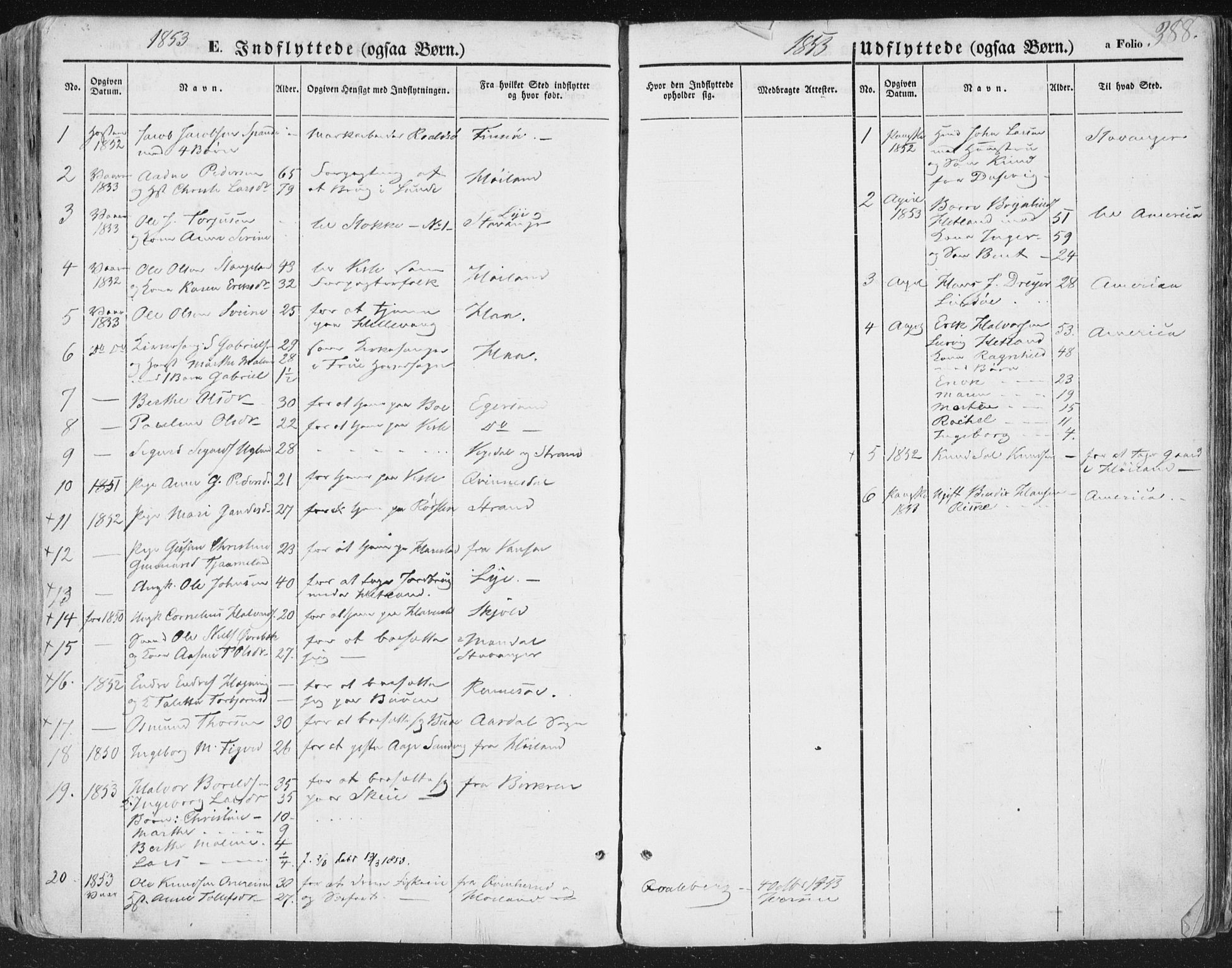 Hetland sokneprestkontor, AV/SAST-A-101826/30/30BA/L0002: Parish register (official) no. A 2, 1849-1869, p. 388