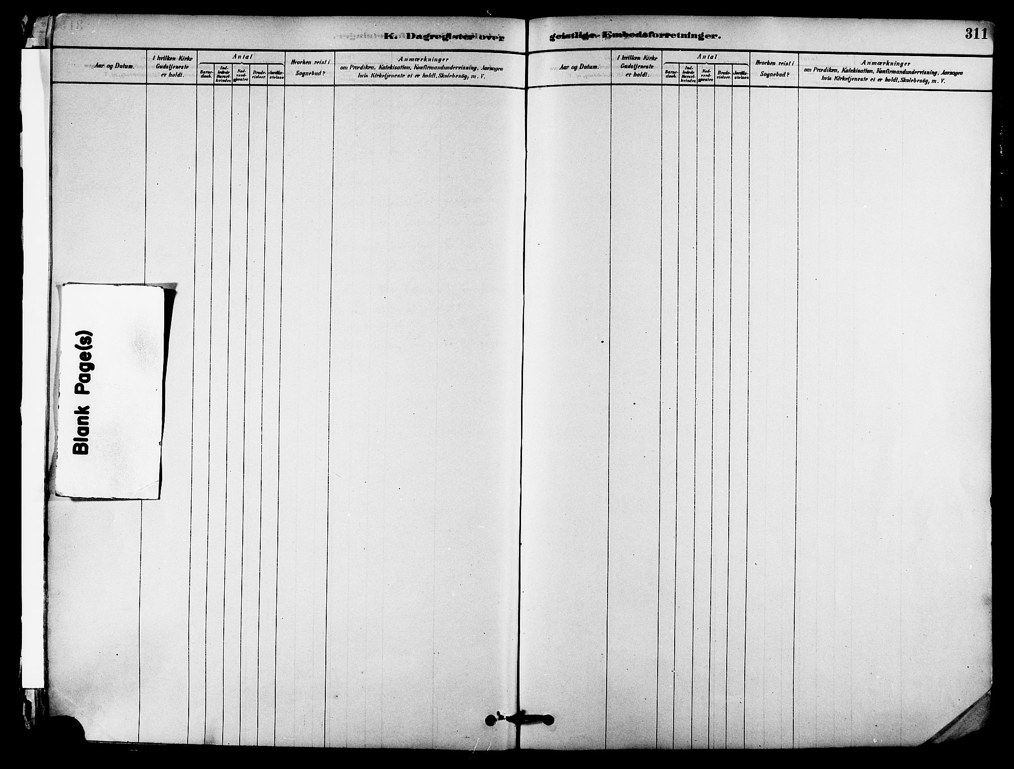 Ministerialprotokoller, klokkerbøker og fødselsregistre - Sør-Trøndelag, SAT/A-1456/612/L0378: Parish register (official) no. 612A10, 1878-1897, p. 311