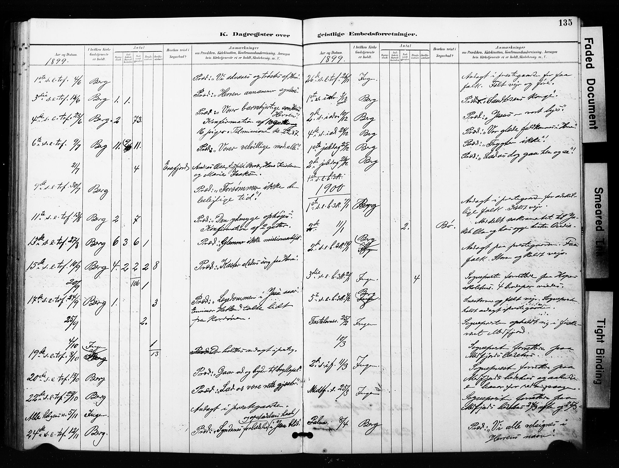 Berg sokneprestkontor, SATØ/S-1318/G/Ga/Gaa/L0005kirke: Parish register (official) no. 5, 1894-1905, p. 135