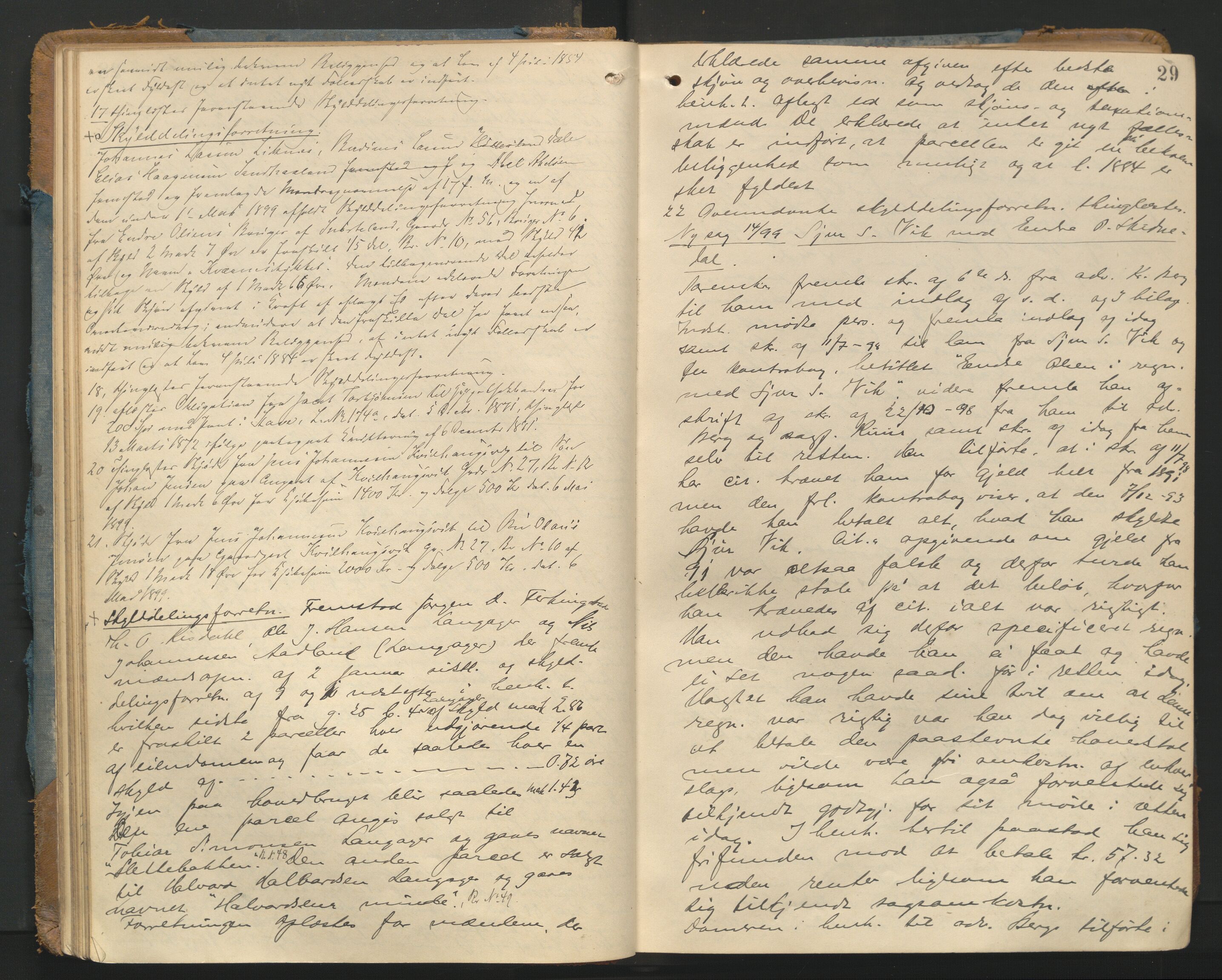 Karmsund sorenskriveri, AV/SAST-A-100311/01/I/IA/IAB/L0011: TINGBOK, 1898-1903, p. 28b-29a