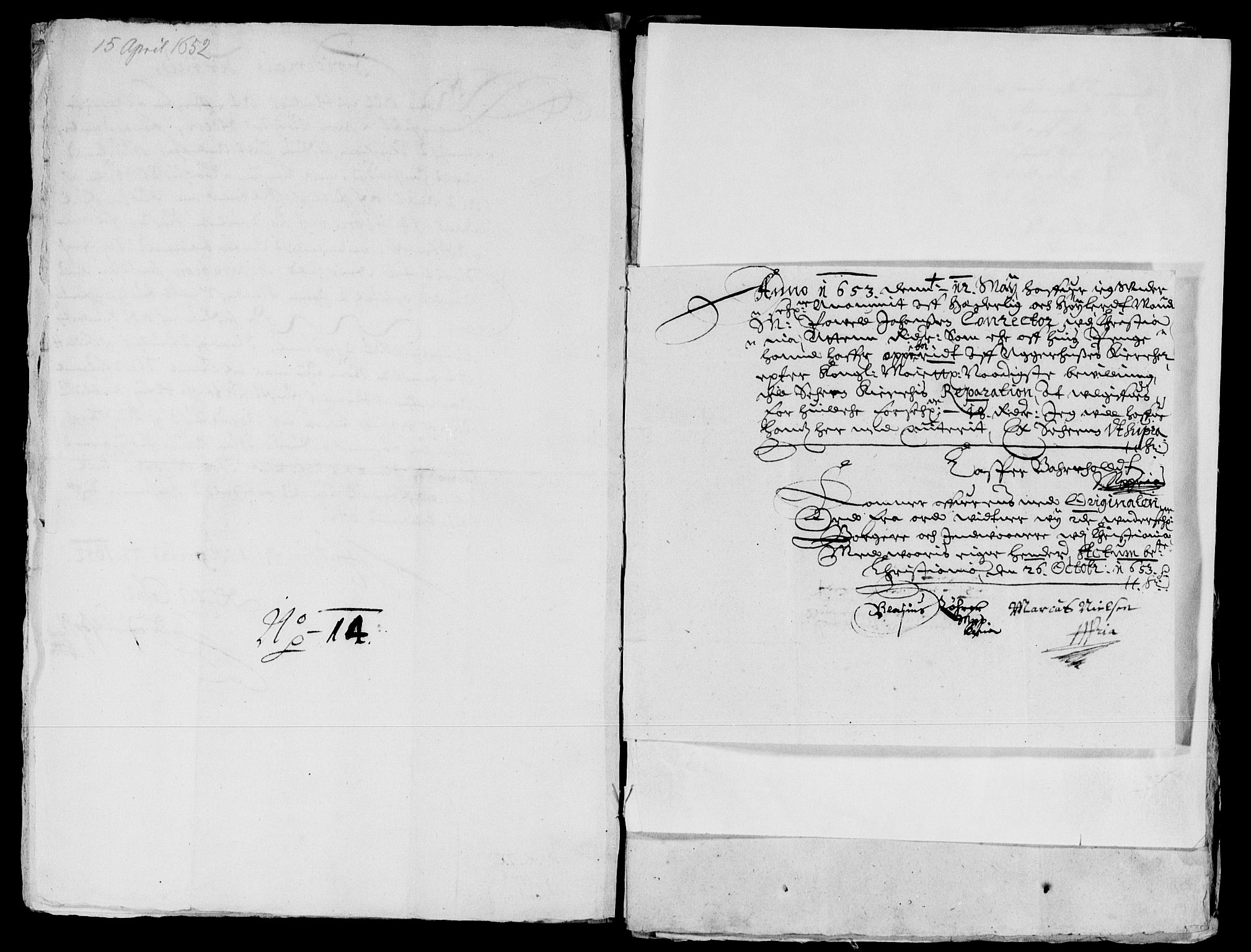 Rentekammeret inntil 1814, Reviderte regnskaper, Lensregnskaper, AV/RA-EA-5023/R/Rb/Rba/L0234: Akershus len, 1651-1656